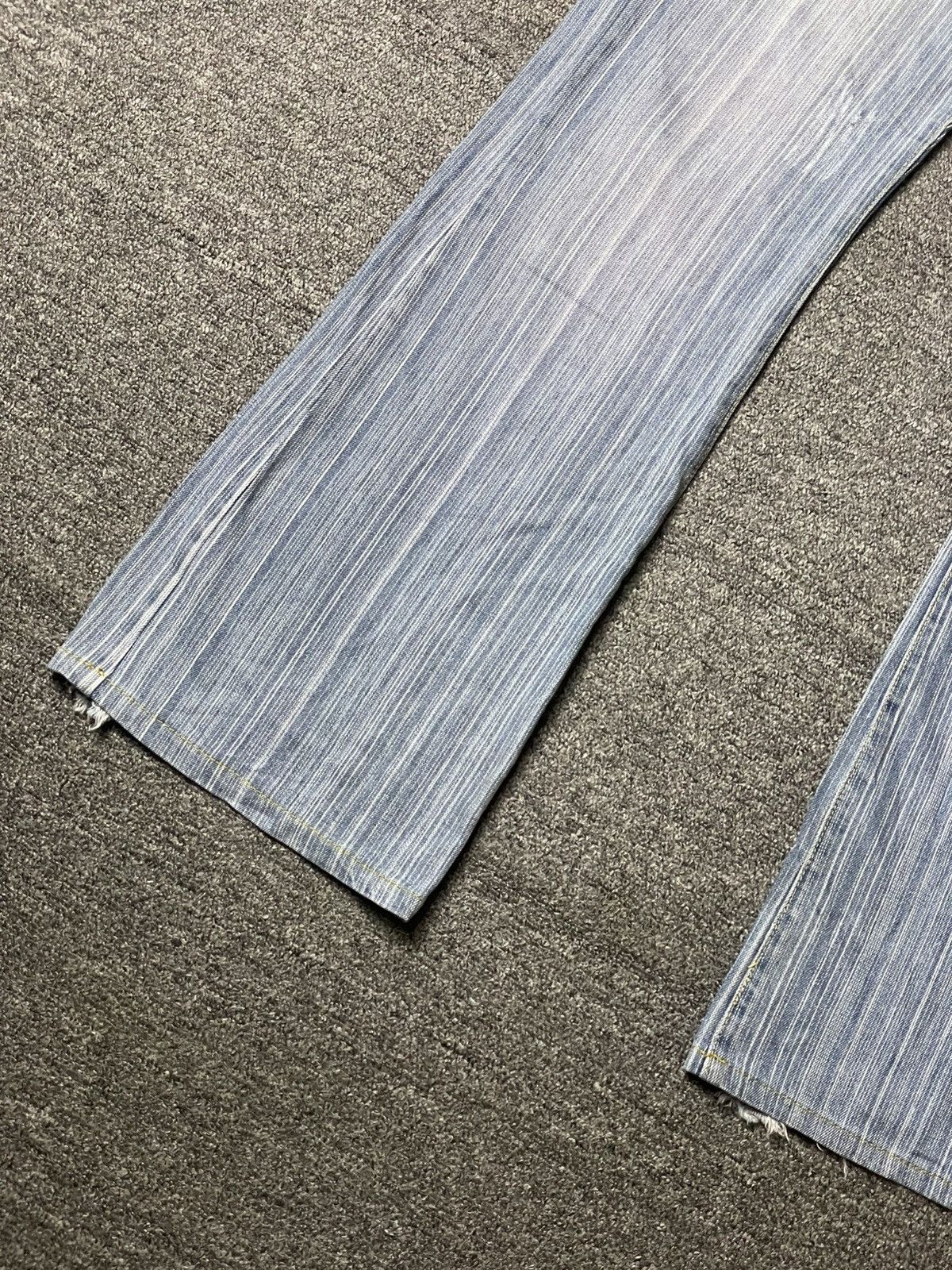Japanese Brand × Vintage Japanese Brand Distressed Denim Wide Leg Jeans (112) Size US 31 - 2 Thumbnail