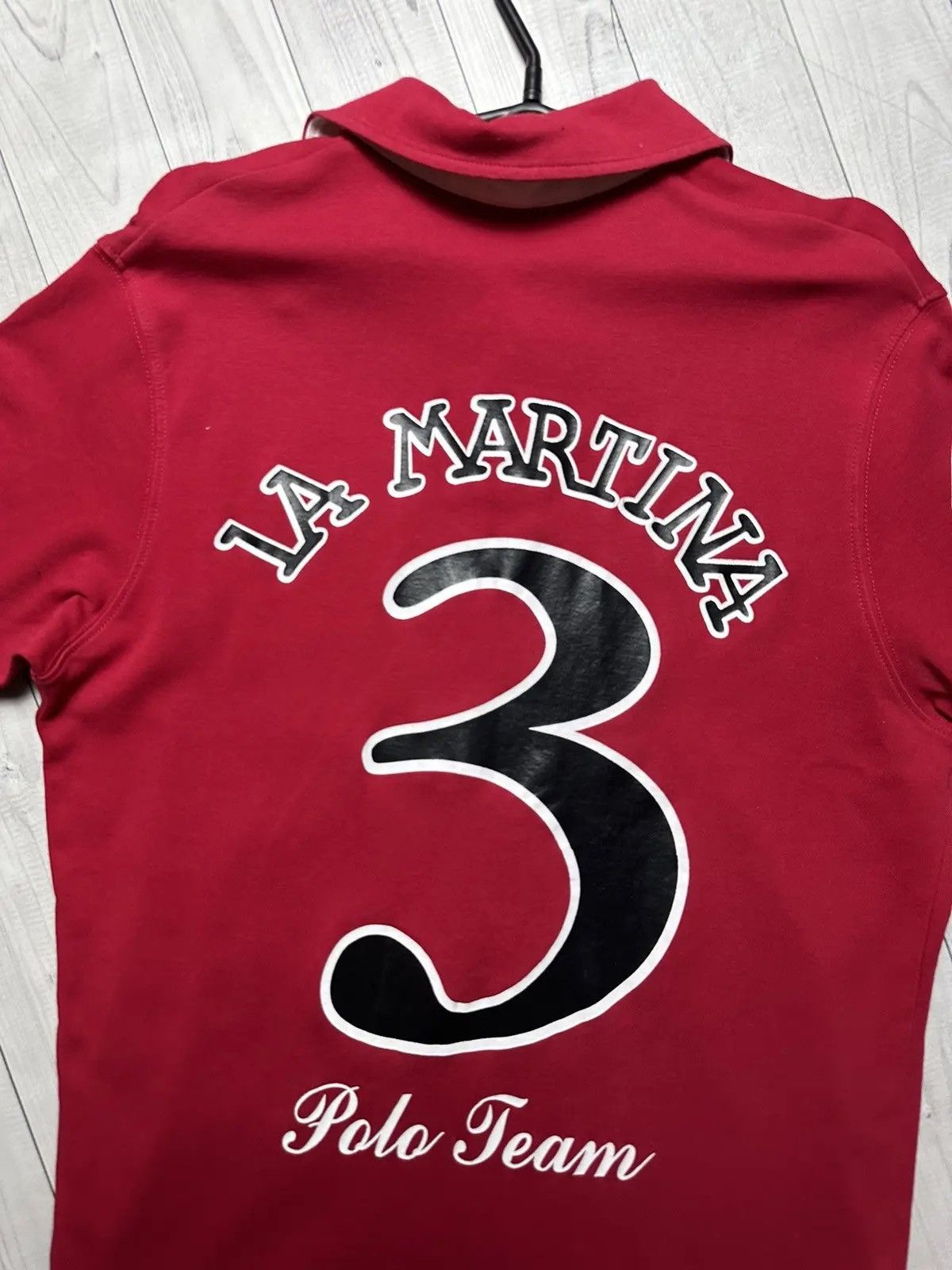 La Martina × Porsche Design Vintage Polo La Martina Porsche central logo L/XL rare Size US XL / EU 56 / 4 - 7 Thumbnail