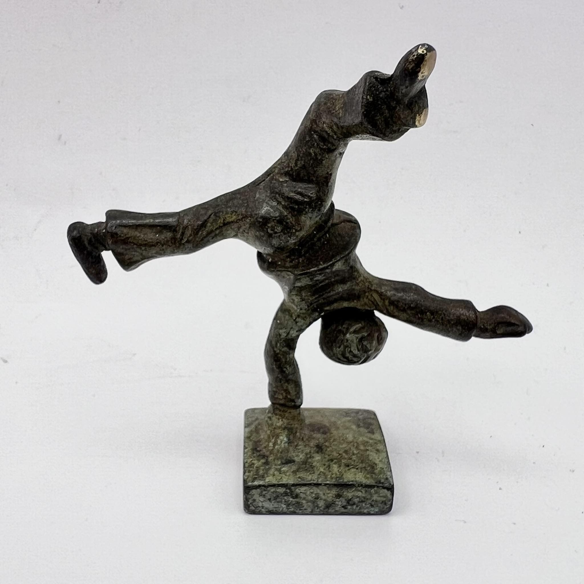 Vintage Dusseldorf Vintage Mini Bronze Brass Figure Acrobat Germany Size ONE SIZE - 6 Thumbnail