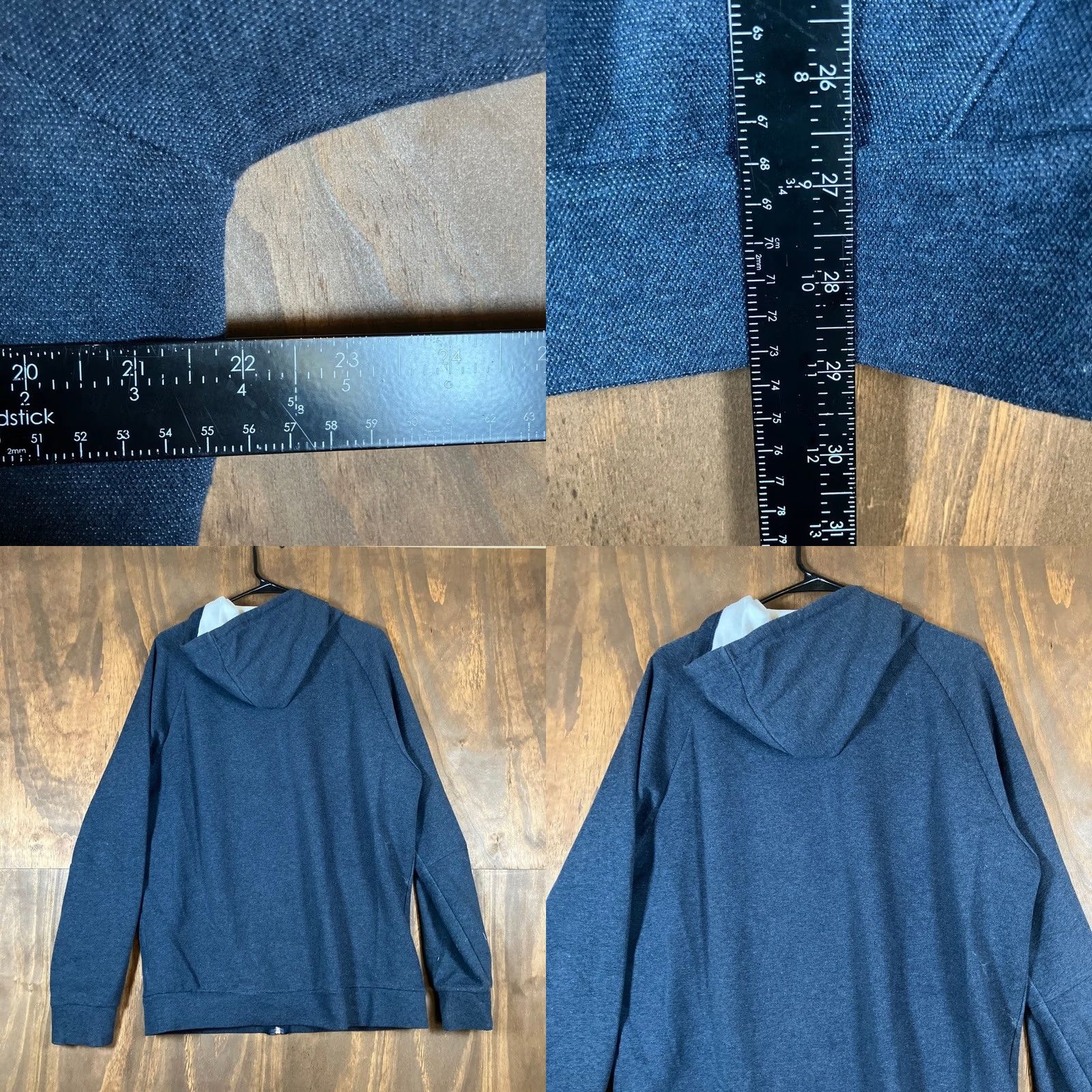 Adidas Adidas Mens Jacket Blue Heathered Full Zip Hoodie Casual Body Warmer L Size US L / EU 52-54 / 3 - 8 Thumbnail