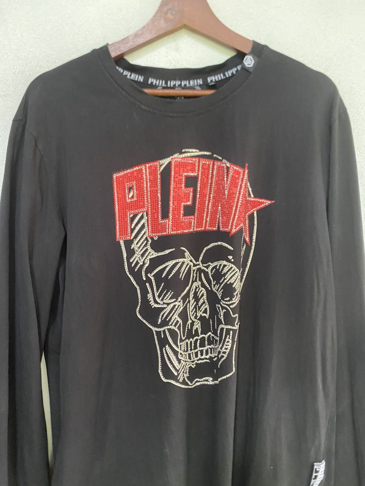 Philipp Plein Philip Plein Long Sleeve shirt Big Logo Size US M / EU 48-50 / 2 - 3 Thumbnail