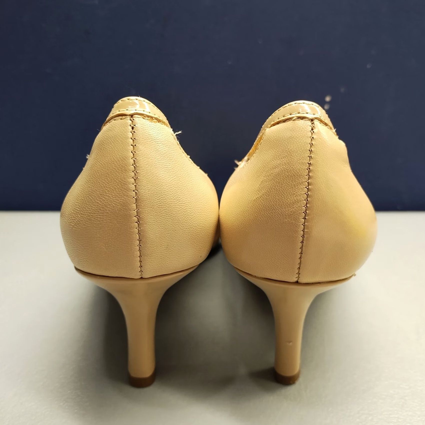 Ralph Lauren Lauren Ralph Lauren Evil Pump Heels Womens 7.5B Tan Leather Pointed Toe Slip On Size 7.5 Womens Pump Tan Leather Heel Stiletto Size US 8 / IT 38 - 5 Thumbnail