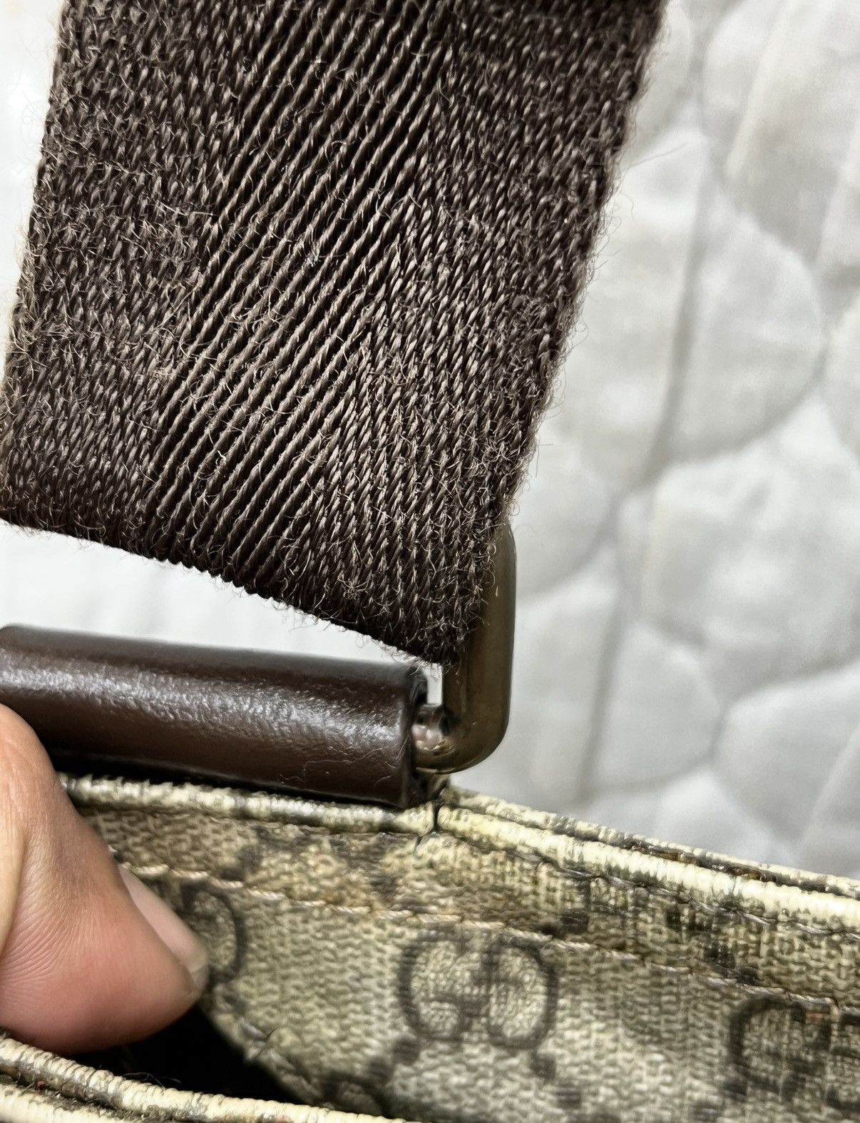 Gucci 🔥🔥🔥AUTHENTIC VINTAGE GUCCI MONOGRAM BAG Size ONE SIZE - 15 Thumbnail