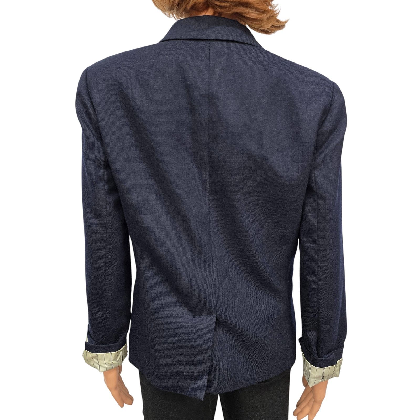 J.Crew J. Crew Schoolboy Blazer Jacket Navy Small Wool Blend Lined Size S / US 4 / IT 40 - 9 Thumbnail