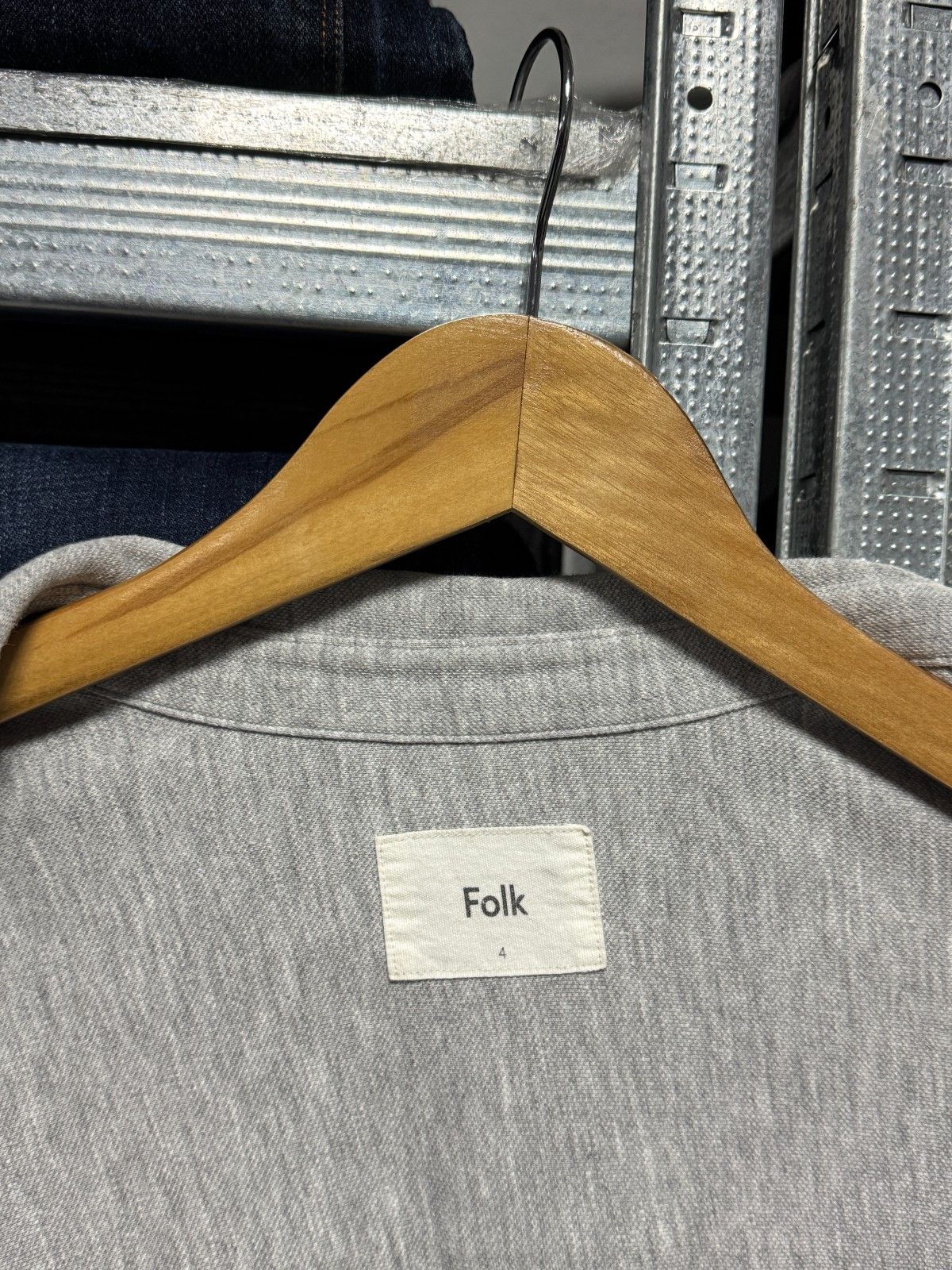Folk FOLK Button Ups Gray Shirt Size 4 Size US L / EU 52-54 / 3 - 5 Thumbnail