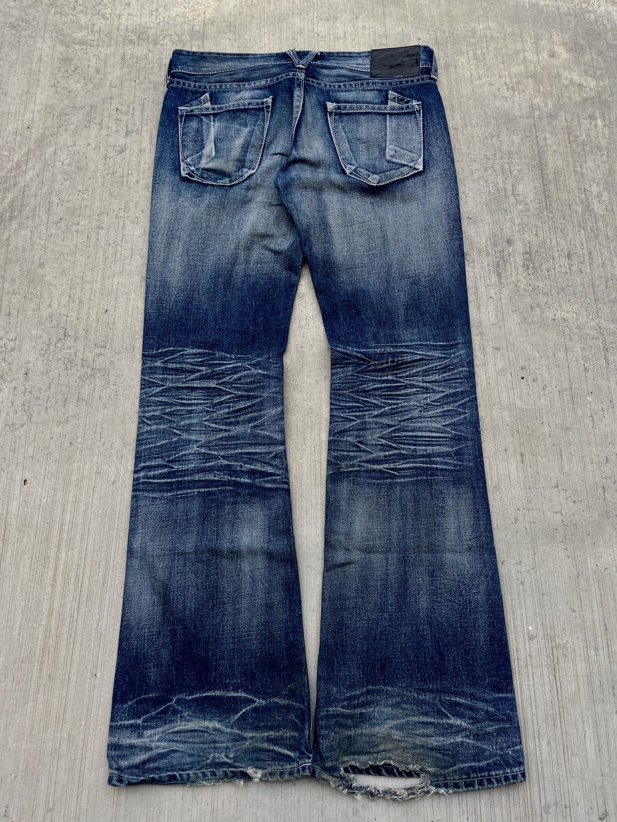 Japanese Brand 2000s JAPANESE BRAND VANQUISH WHISKER WASH FLARE Size US 32 / EU 48 - 5 Thumbnail