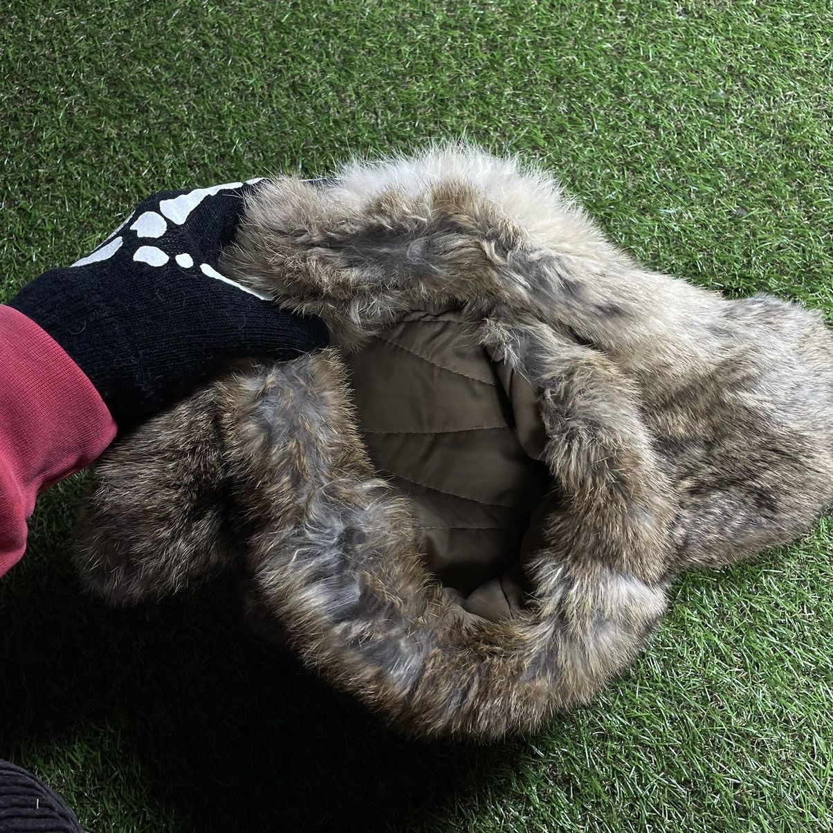 Vintage Vintage Y2K Fuzzy Mohair Beanie Alt Goth Ushanka Workwear OS Size ONE SIZE - 4 Thumbnail