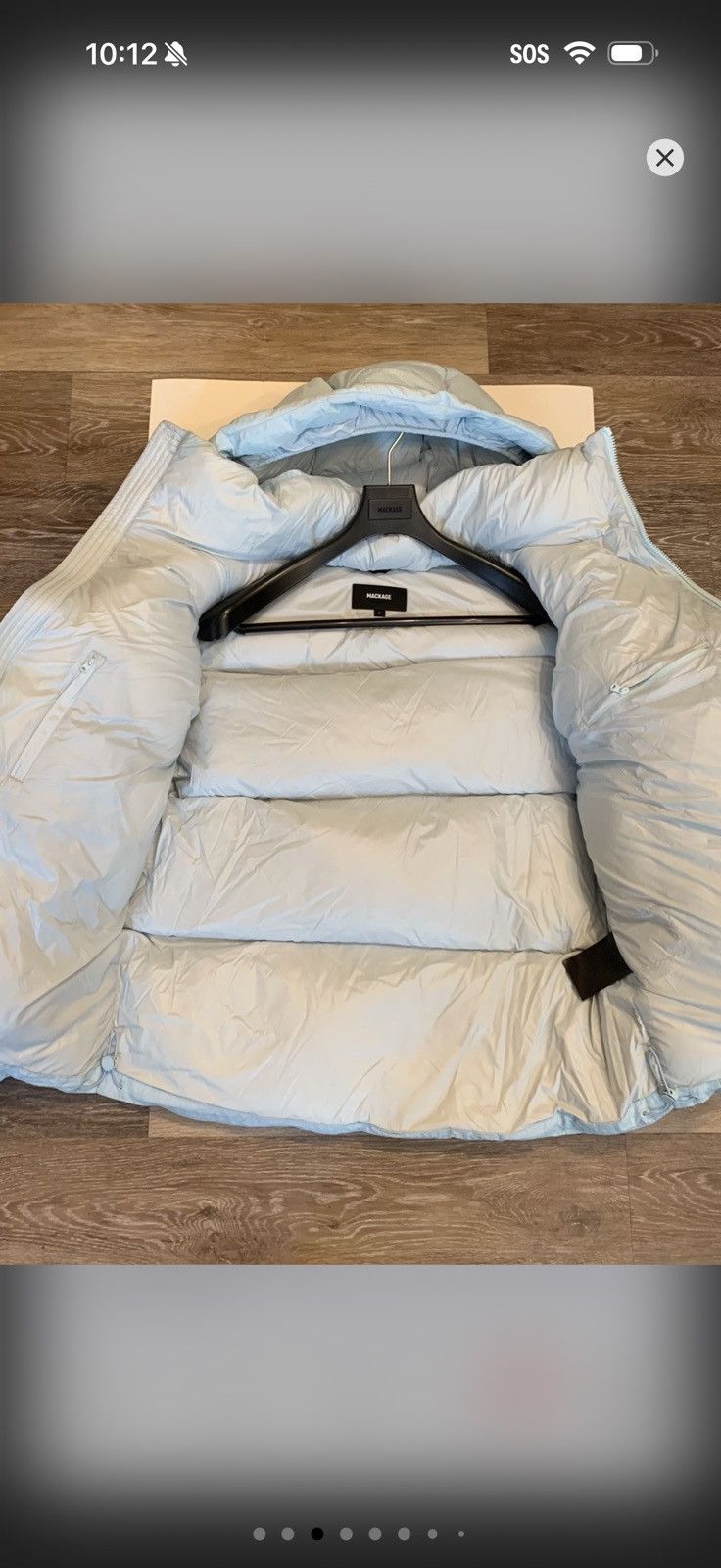 Mackage Mackage Kent-TR “Air” Puffer Jacket Parka Baby Blue Size 40 Size US L / EU 52-54 / 3 - 2 Thumbnail