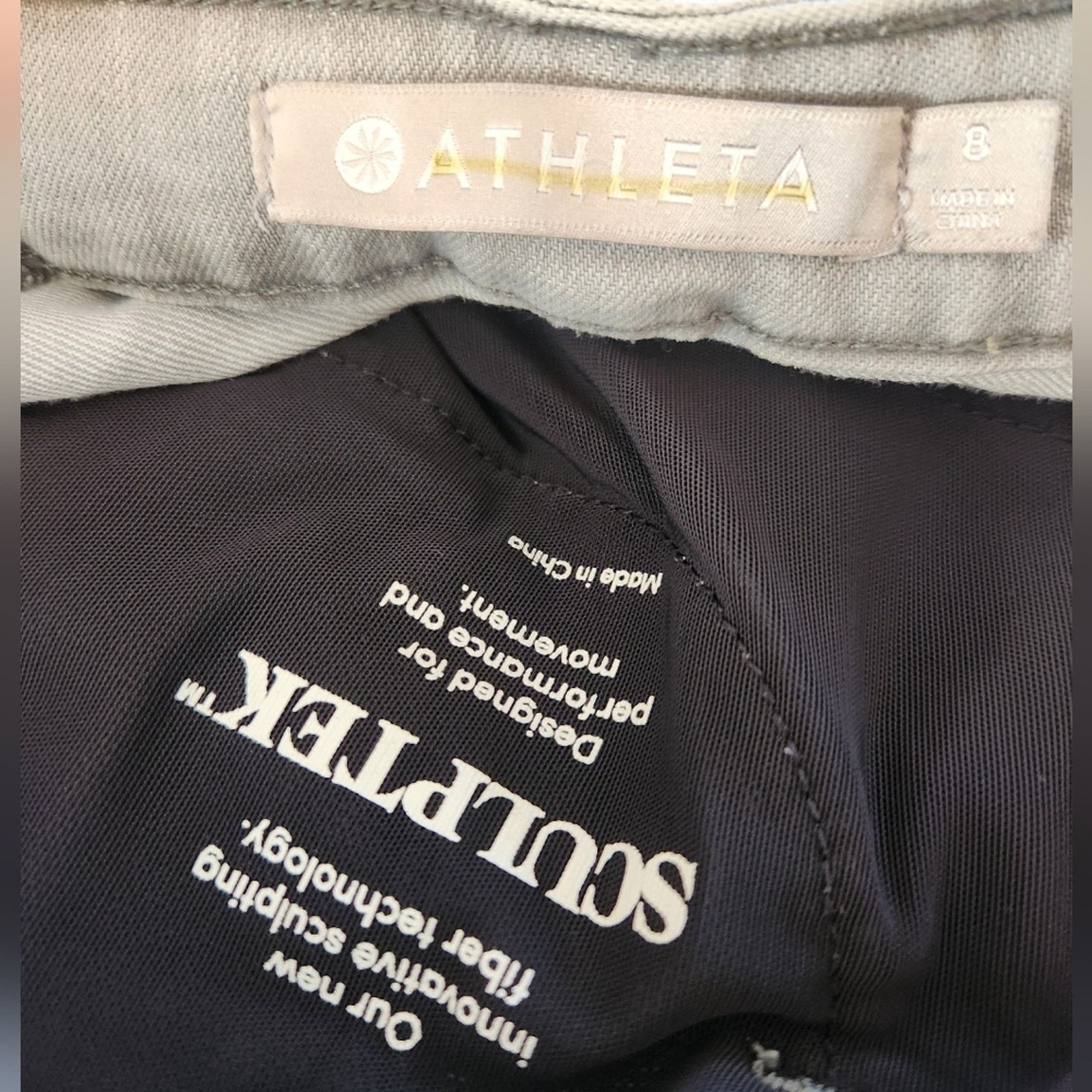 Athleta Athleta Sculptek gray ankle jeans 8 Size 30" / US 8 / IT 44 - 10 Thumbnail