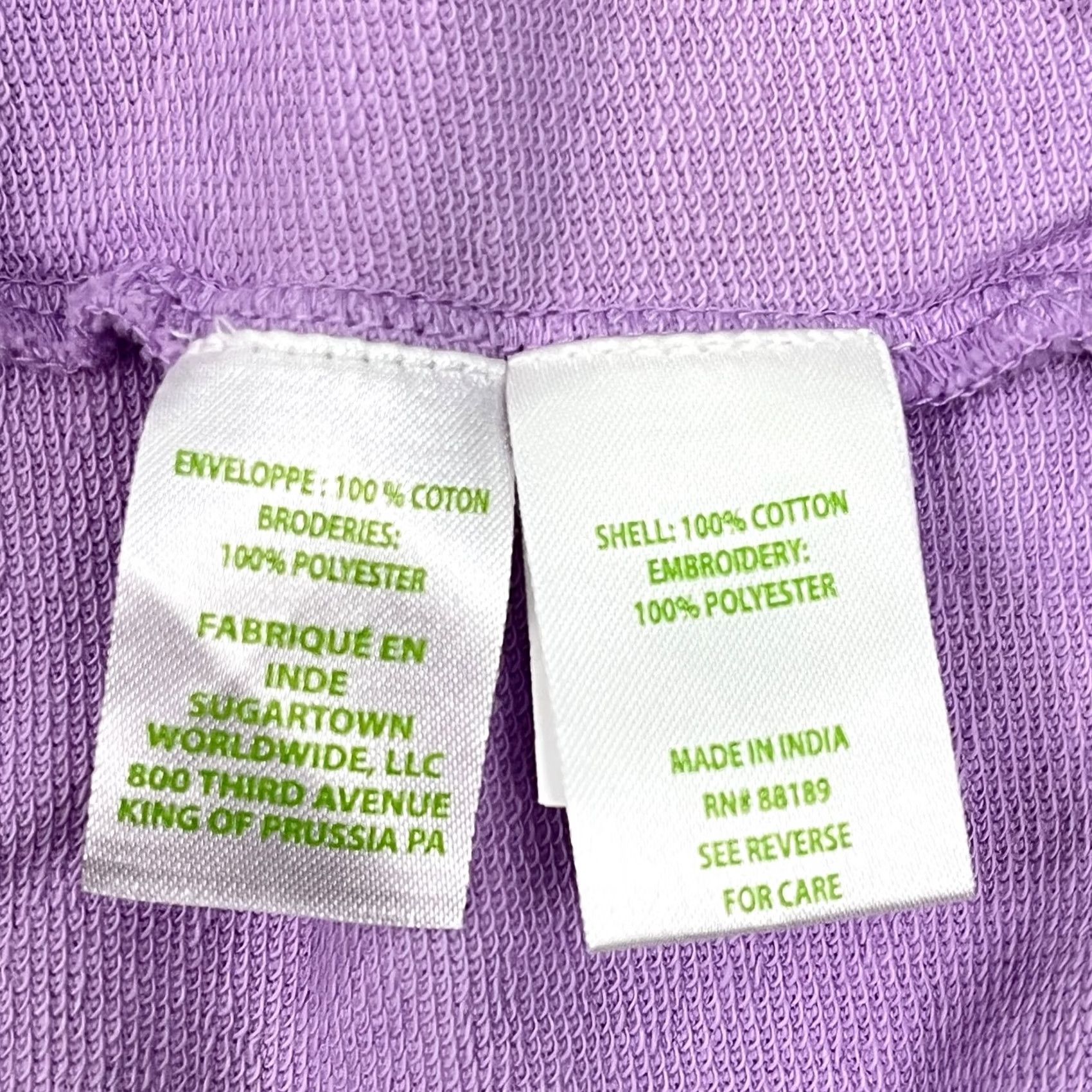 Lilly Pulitzer Lilly Pulitzer Aldean Sweatshirt Womens 2XL Purple Embroidered Palm Trees Shirt Pullover Crew Neck Casual Size XXL / US 16-18 / IT 52-54 - 7 Thumbnail
