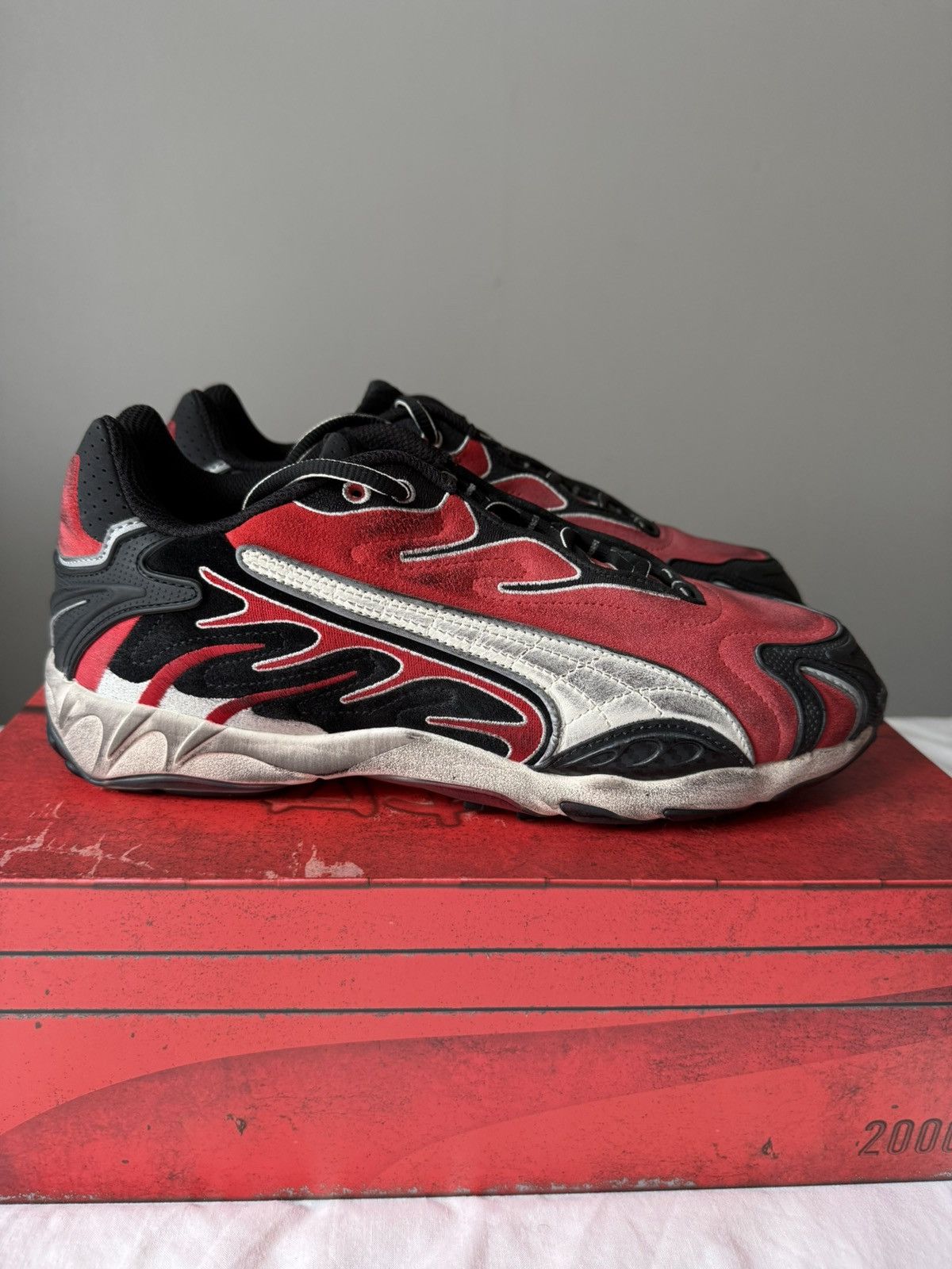 A$AP Rocky × Puma ASAP ROCKY PUMA INHALE DISTRESSED TRAINERS Size US 10 / EU 43 - 1 Thumbnail