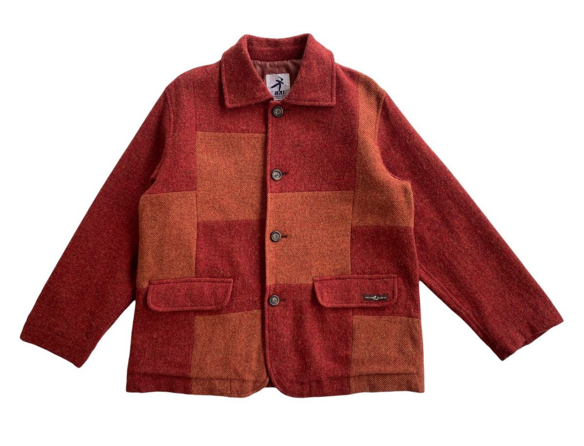 Hai Sporting Gear Issey Miyake Wool Hybrid Patchwork Jacket Size US M / EU 48-50 / 2 - 2 Thumbnail