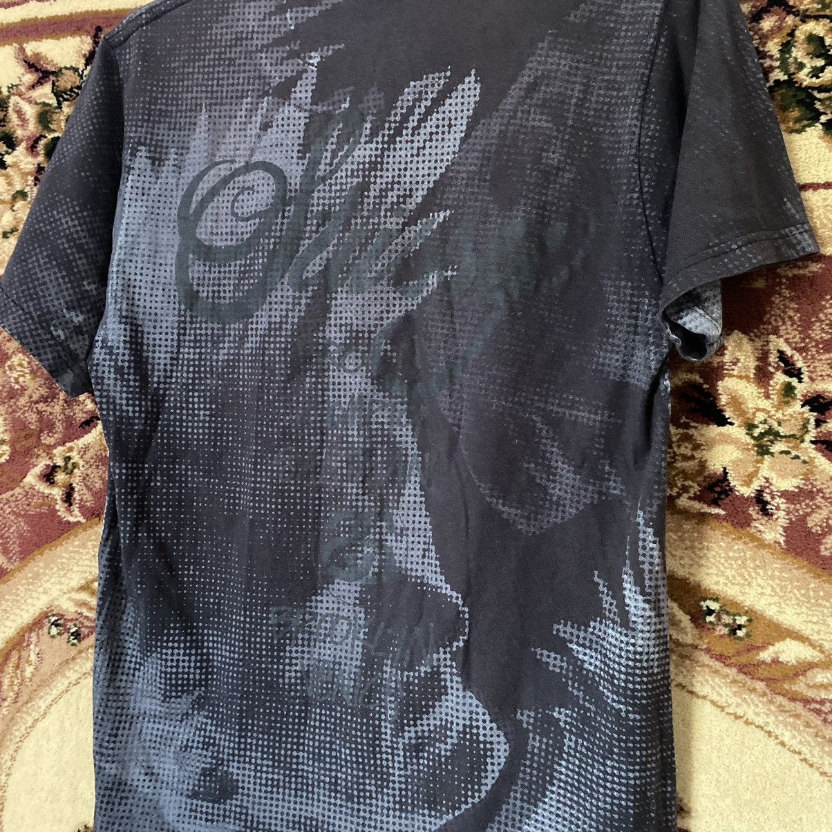 Stussy × Vintage Vintage Stussy Overprint Tee Punk Head Y2K Sk8 Style Size US S / EU 44-46 / 1 - 14 Thumbnail