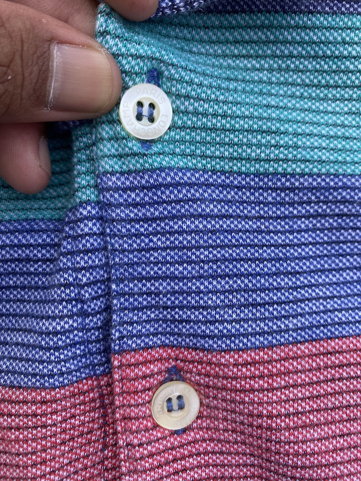 Longchamp Rare Vintage 90s Longchamp Polo Shirt Size US M / EU 48-50 / 2 - 8 Thumbnail