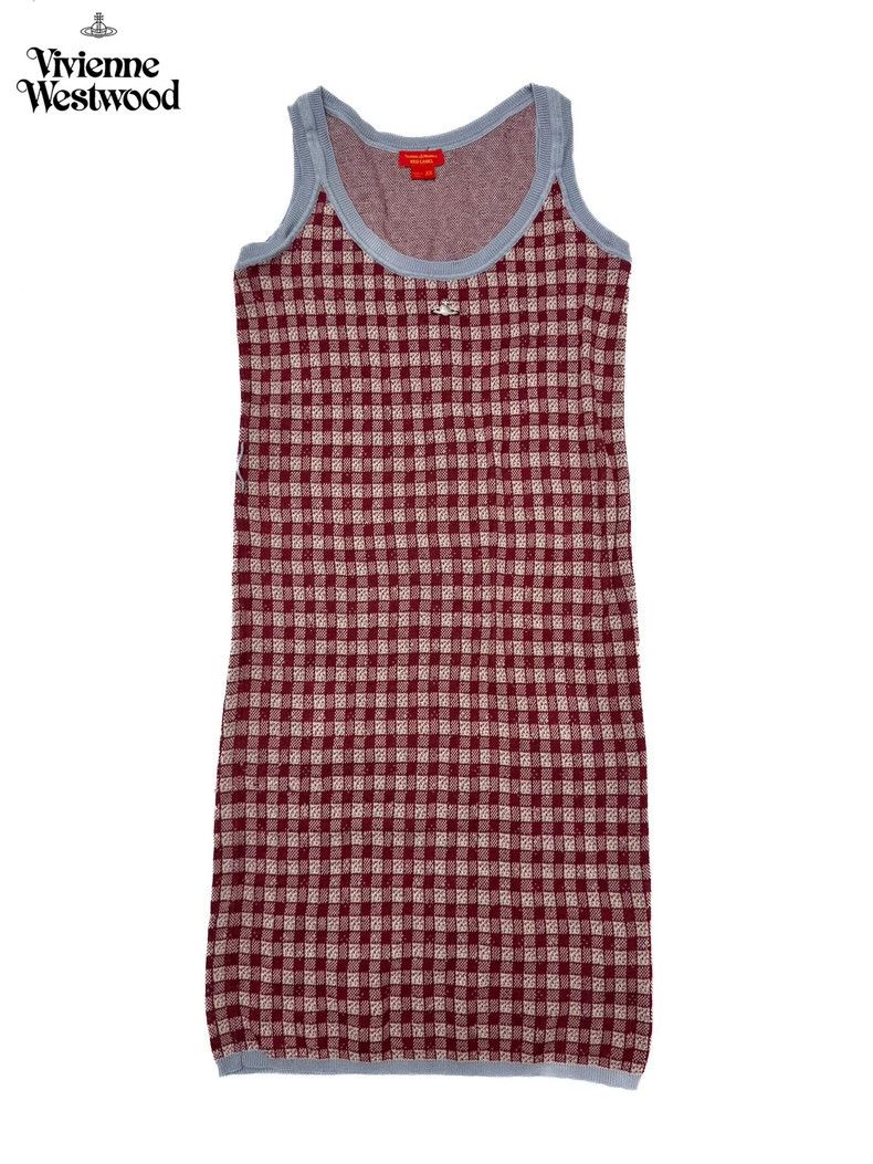 Vivienne Westwood Vivienne Westwood Checkered Knit Dress Size US XS / EU 42 / 0 - 1 Thumbnail