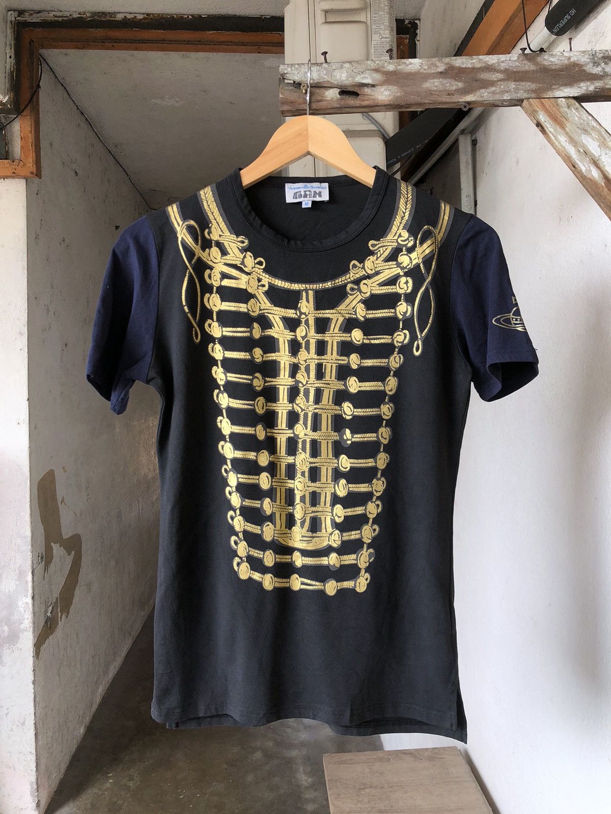 Vivienne Westwood Rare❗️Vivienne Westwood British Army Printed Short Sleeve Size M / US 6-8 / IT 42-44 - 1 Thumbnail