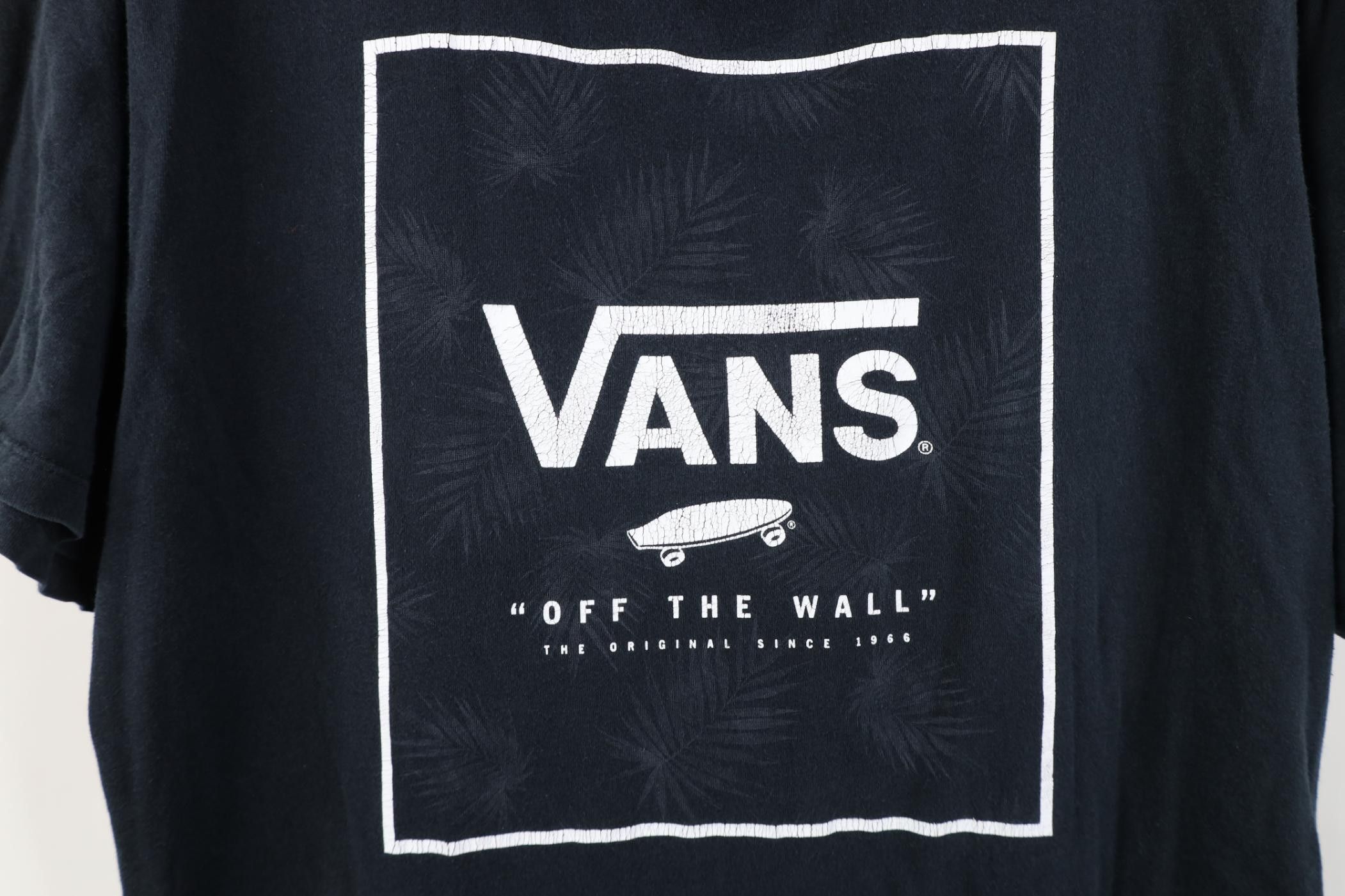 Vans Vintage Y2K Vans Off The Wall Skateboard Palm Leaf T-Shirt Size US XL / EU 56 / 4 - 4 Thumbnail