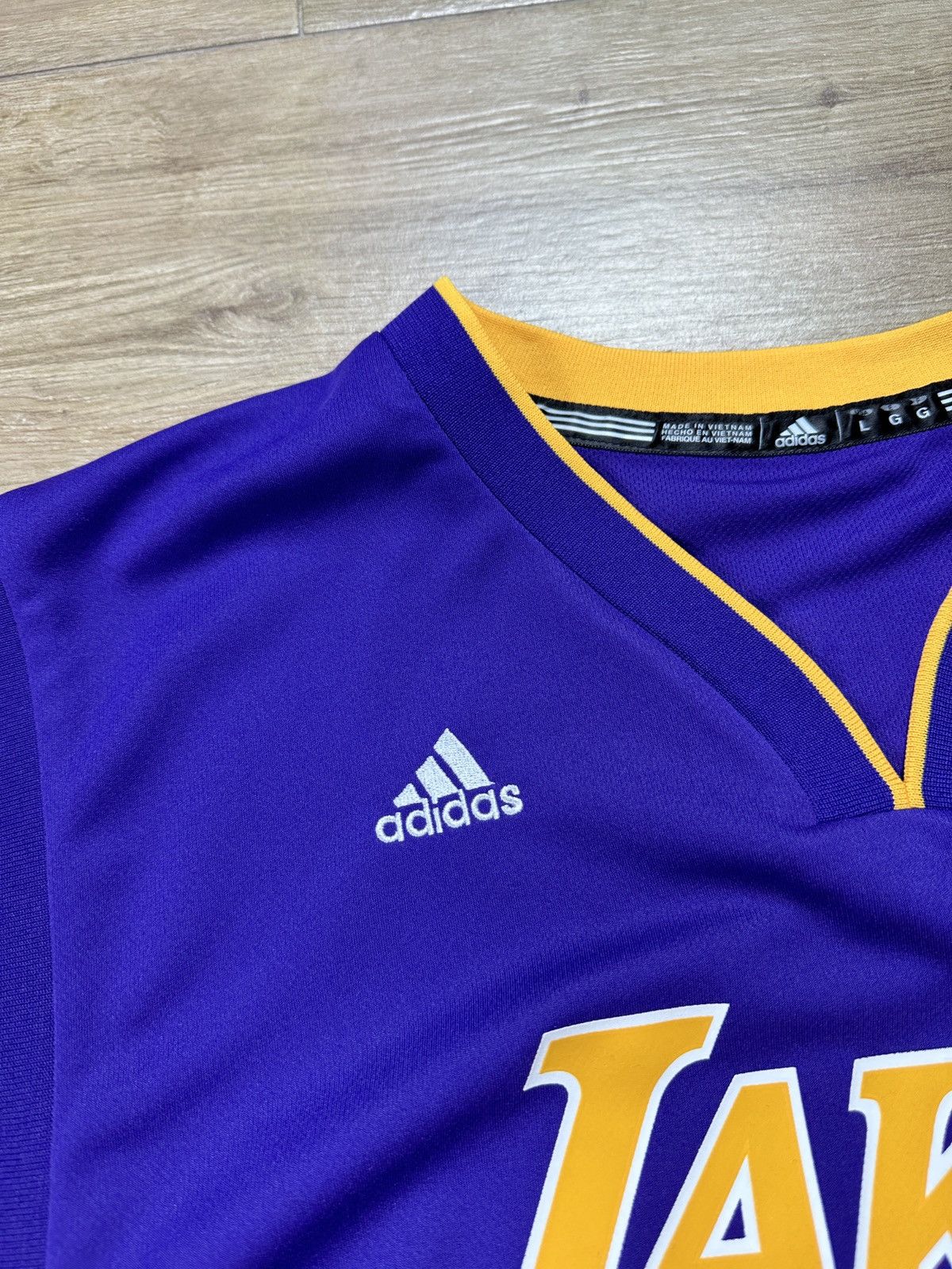Adidas × NBA #16 Gasol L.A. Lakers Adidas Jerseys + Shorts Set Vintage Size US L / EU 52-54 / 3 - 12 Thumbnail