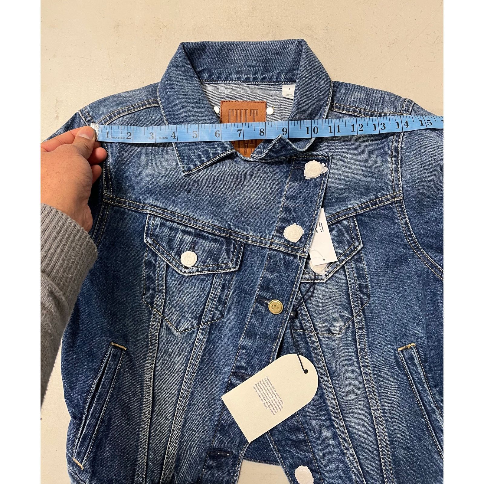Cult Gaia Gap × Cult Gaia - Asymmetrical Denim Jacket / S / NWT Size S / US 4 / IT 40 - 8 Thumbnail