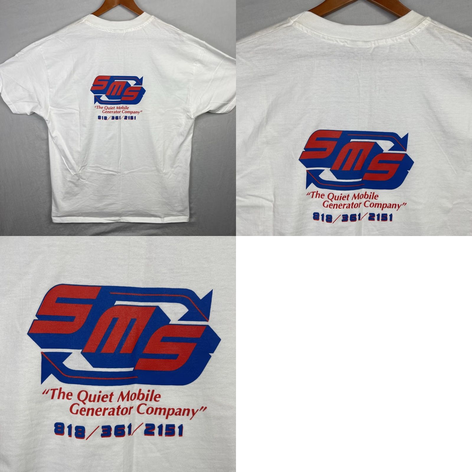 Hanes VINTAGE Space Jam Shirt Men XL Crew Neck White Cotton 90s Logo Graphic Print Hanes T-Shirt Size US XL / EU 56 / 4 - 11 Thumbnail