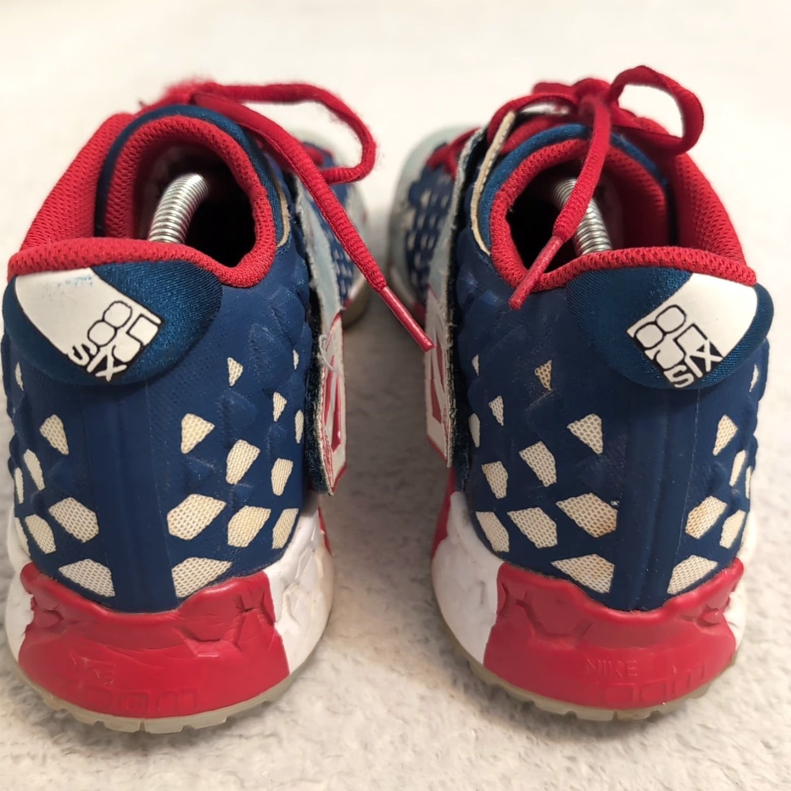 Nike Nike Force Zoom Trout 6 PRM Sneaker Men Size 11.5 Blue Suede 2020 Retro 4th July USA Flag Comfort Size US 12 / EU 45 - 6 Thumbnail
