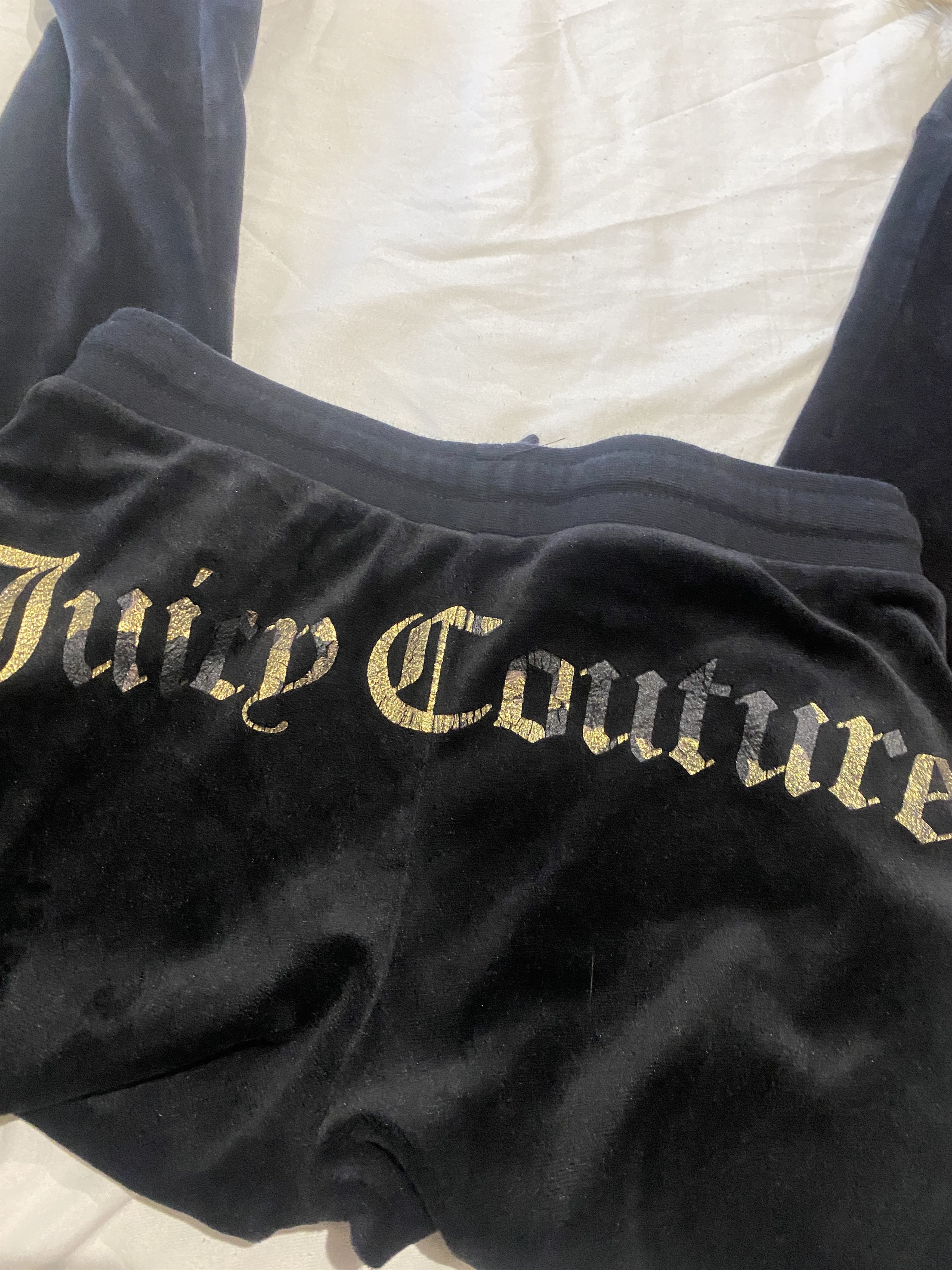 Juicy Couture Juicy Couture back logo sweatpants velvet flare y2k 00s Size 24" / US 00 / IT 34 - 8 Thumbnail