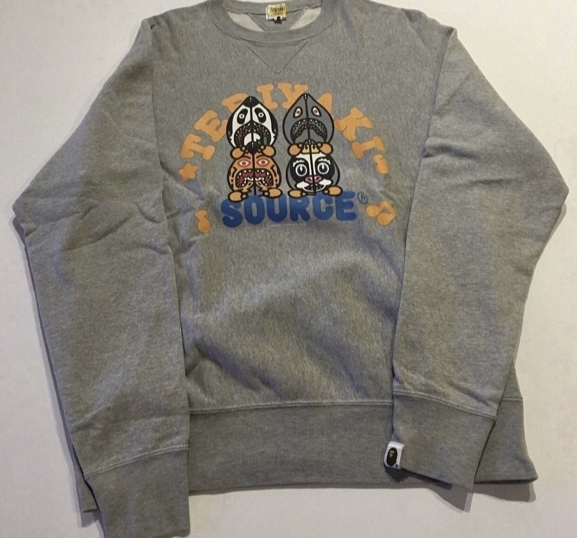 Bape Teriyaki Boyz crew neck pullover sweatshirt