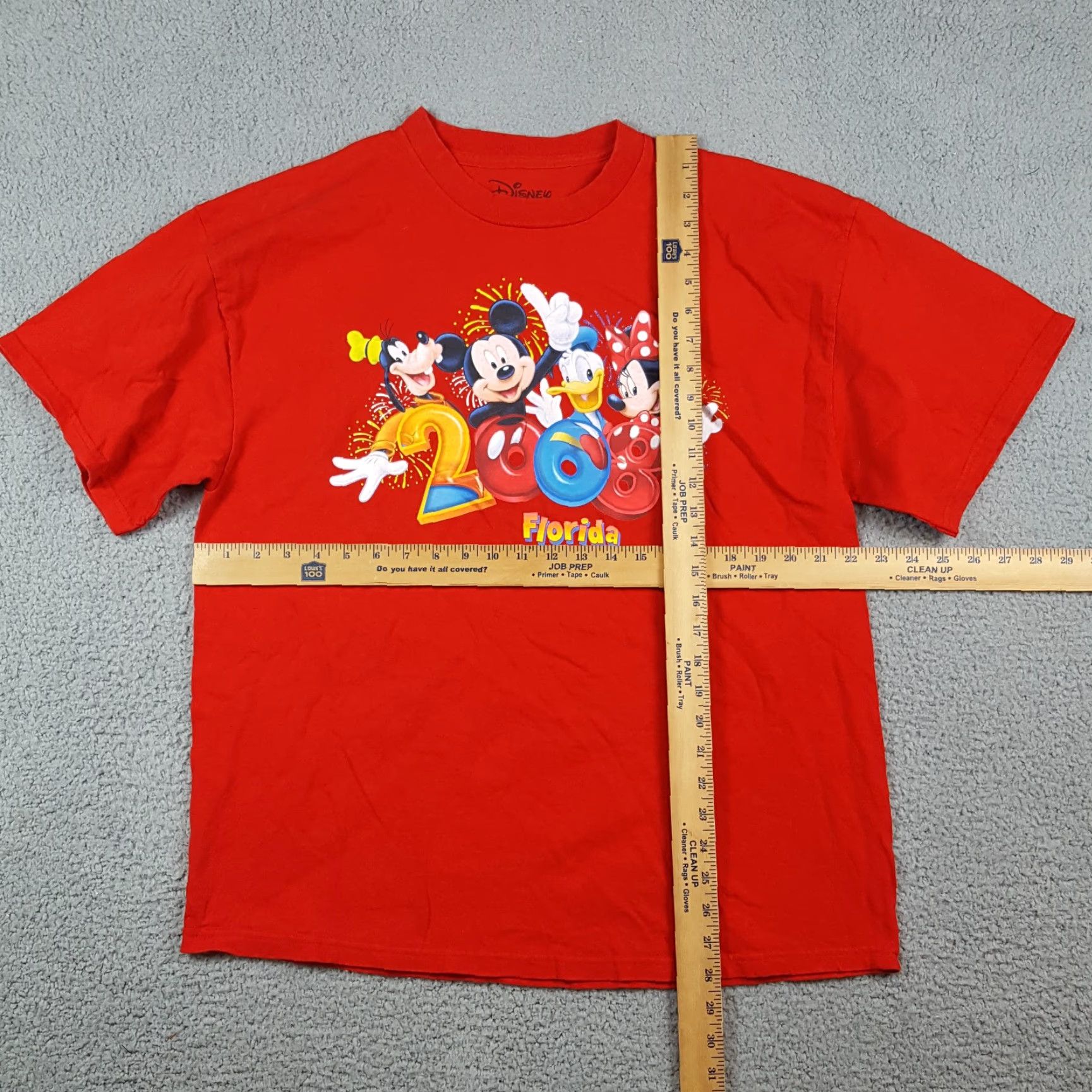 Disney Vintage Disney T-Shirt Men XL Mickey Mouse Goofy Cartoon 2008 Y2K Retro Summer Size US XL / EU 56 / 4 - 6 Thumbnail