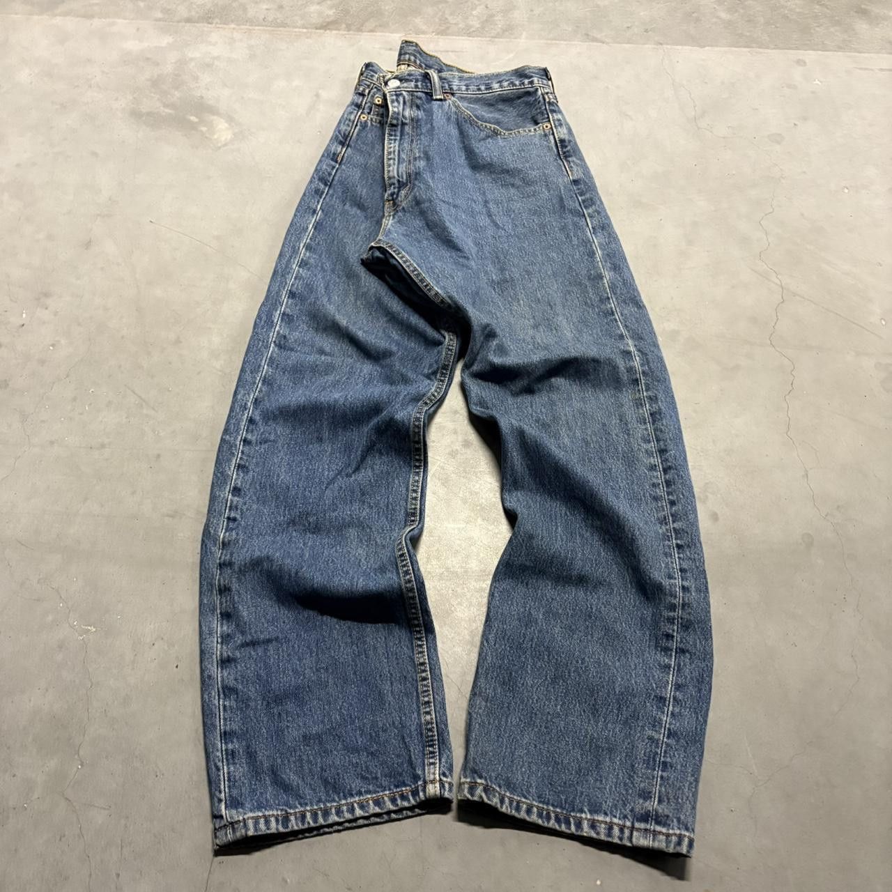 Levi's × Vintage Vintage Y2K Levis 505 Essential Medium Wash Denim Jeans! Size US 36 / EU 52 - 3 Thumbnail
