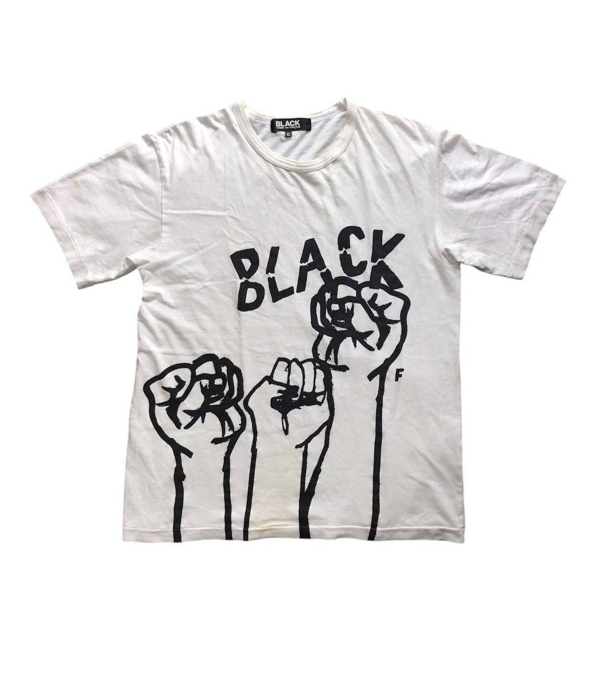 Comme des Garcons Comme des Garcons Black List Of Justice Tee Size US XL / EU 56 / 4 - 1 Thumbnail