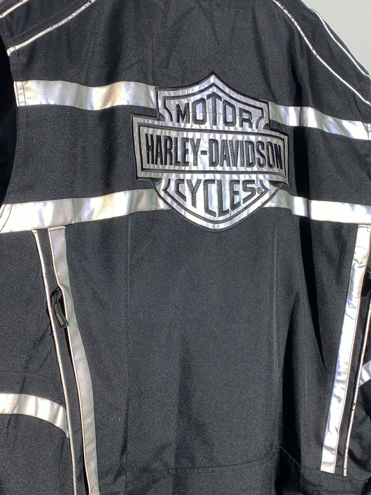 Harley Davidson 2000s Harley Davidson Reflective Motorcycle Jacket + Lining Size US XXL / EU 58 / 5 - 10 Thumbnail