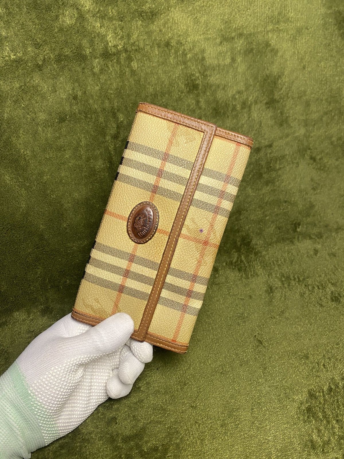 Burberry Vintage BURBERRY nova check leather Bi-fold long wallet Size ONE SIZE - 1 Thumbnail