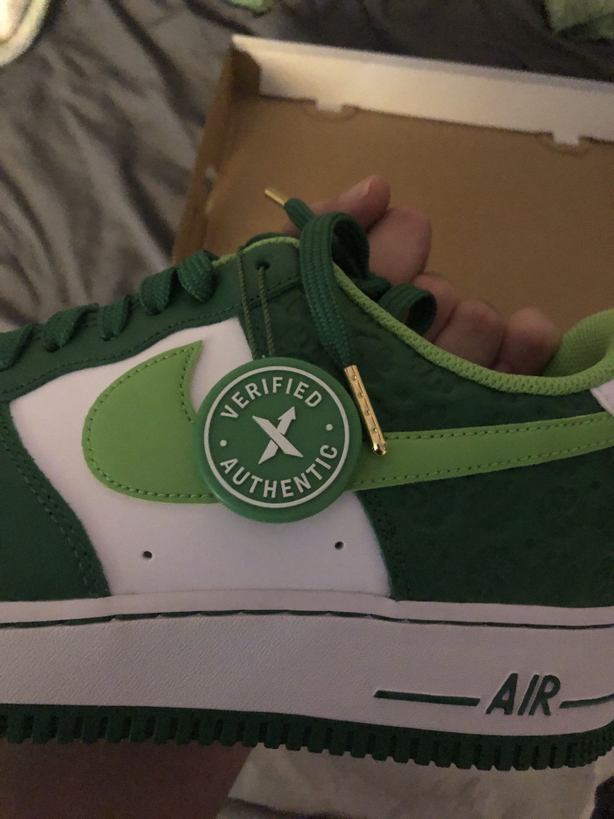 Nike Nike af1 low shamrock st patricks day Size US 11 / EU 44 - 2 Thumbnail