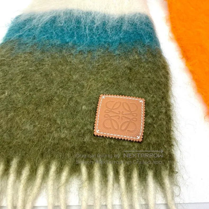Loewe Loewe Multicolored Cashmere Scarf Size ONE SIZE - 2 Thumbnail