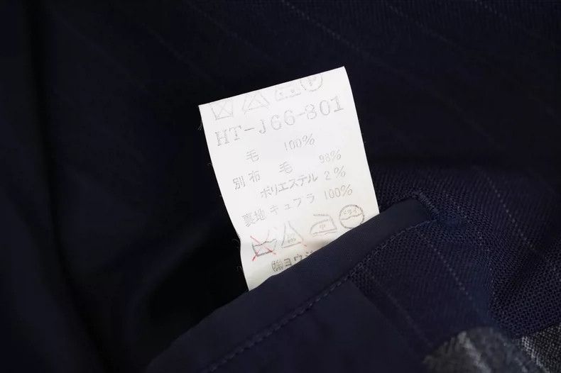 Yohji Yamamoto Yohji Yamamoto size os 94 SS Patchwork Striped Wool Jacket Size US M / EU 48-50 / 2 - 6 Thumbnail
