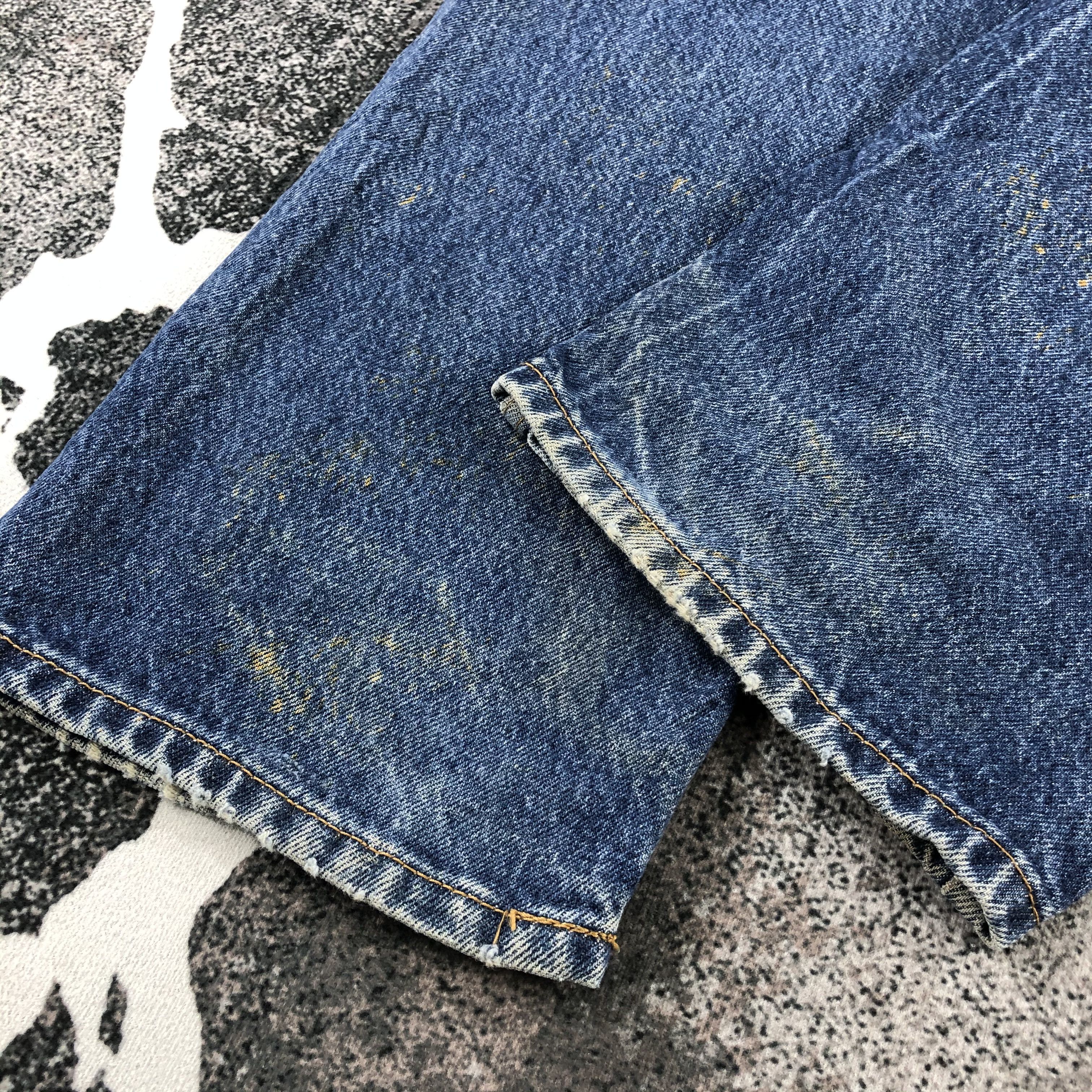 Levi's Vintage Levis 505 Jeans Rusty Wash Denim KJ1096 Size US 34 / EU 50 - 6 Thumbnail