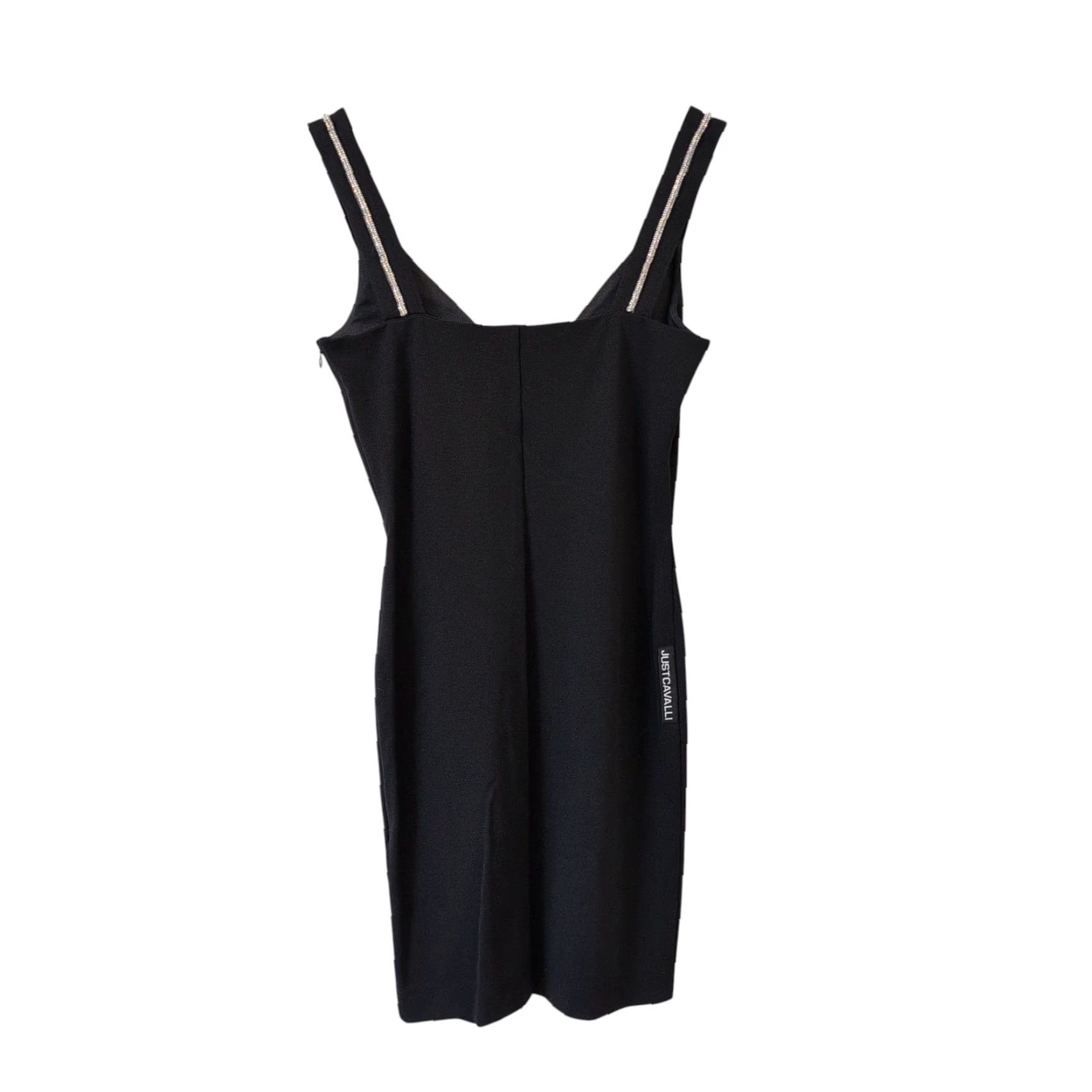 Just Cavalli Just Cavalli No Reserve Black Crystal Rhinestone Mini Dress 40 / 4 Made in Italy Size S / US 4 / IT 40 - 5 Thumbnail