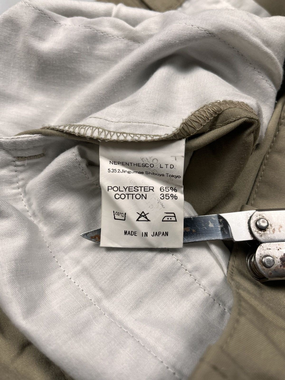 Nepenthes Nephentes Chino Pants Zipper Talon Size US 30 / EU 46 - 9 Thumbnail