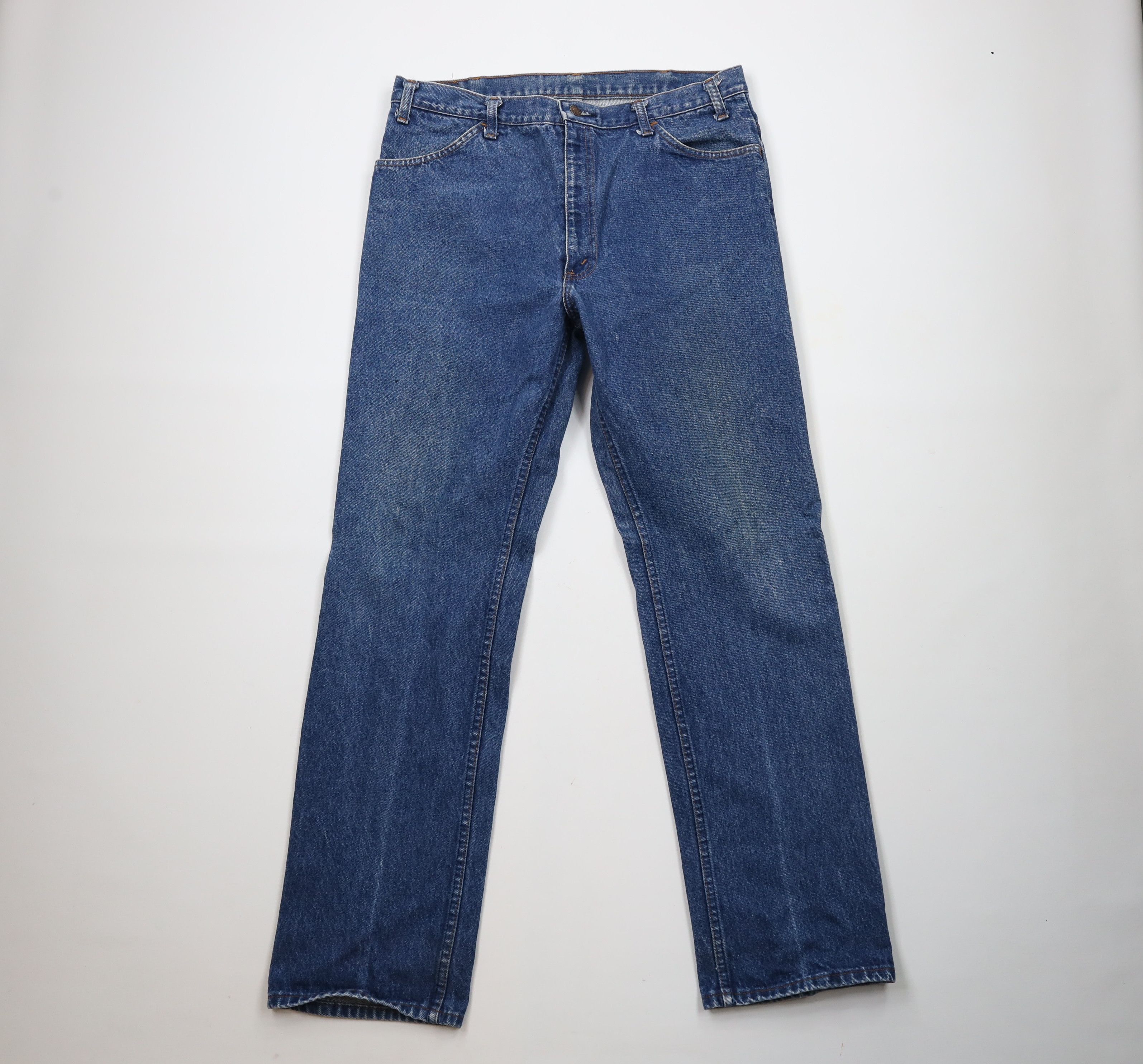Vintage Vintage 70s Streetwear Bootcut Western Denim Jeans USA Size US 36 / EU 52 - 1 Thumbnail