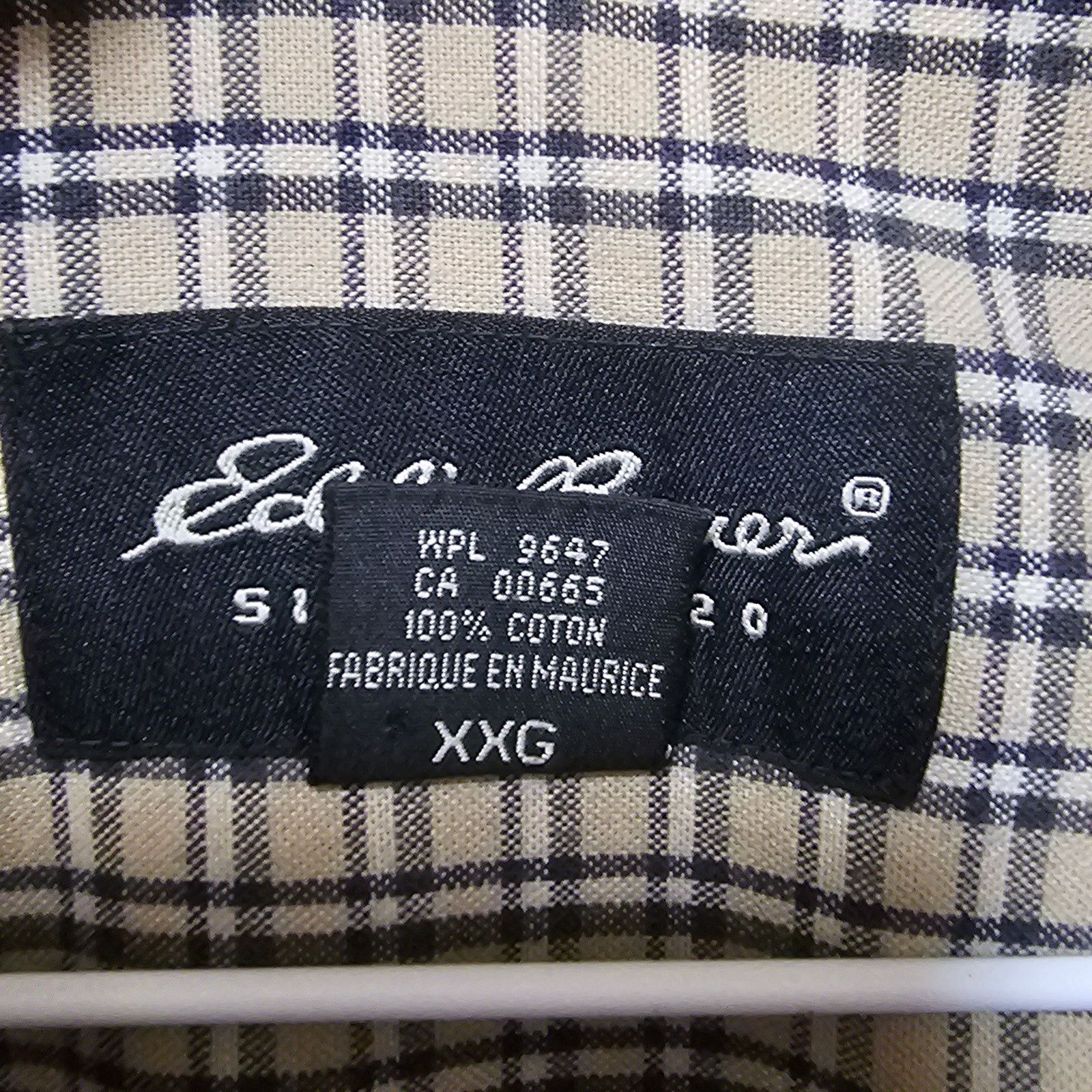 Eddie Bauer Mens Eddie Bauer Checked Button Up 100% Cotton Shirt SZ XXL Size US XXL / EU 58 / 5 - 4 Thumbnail