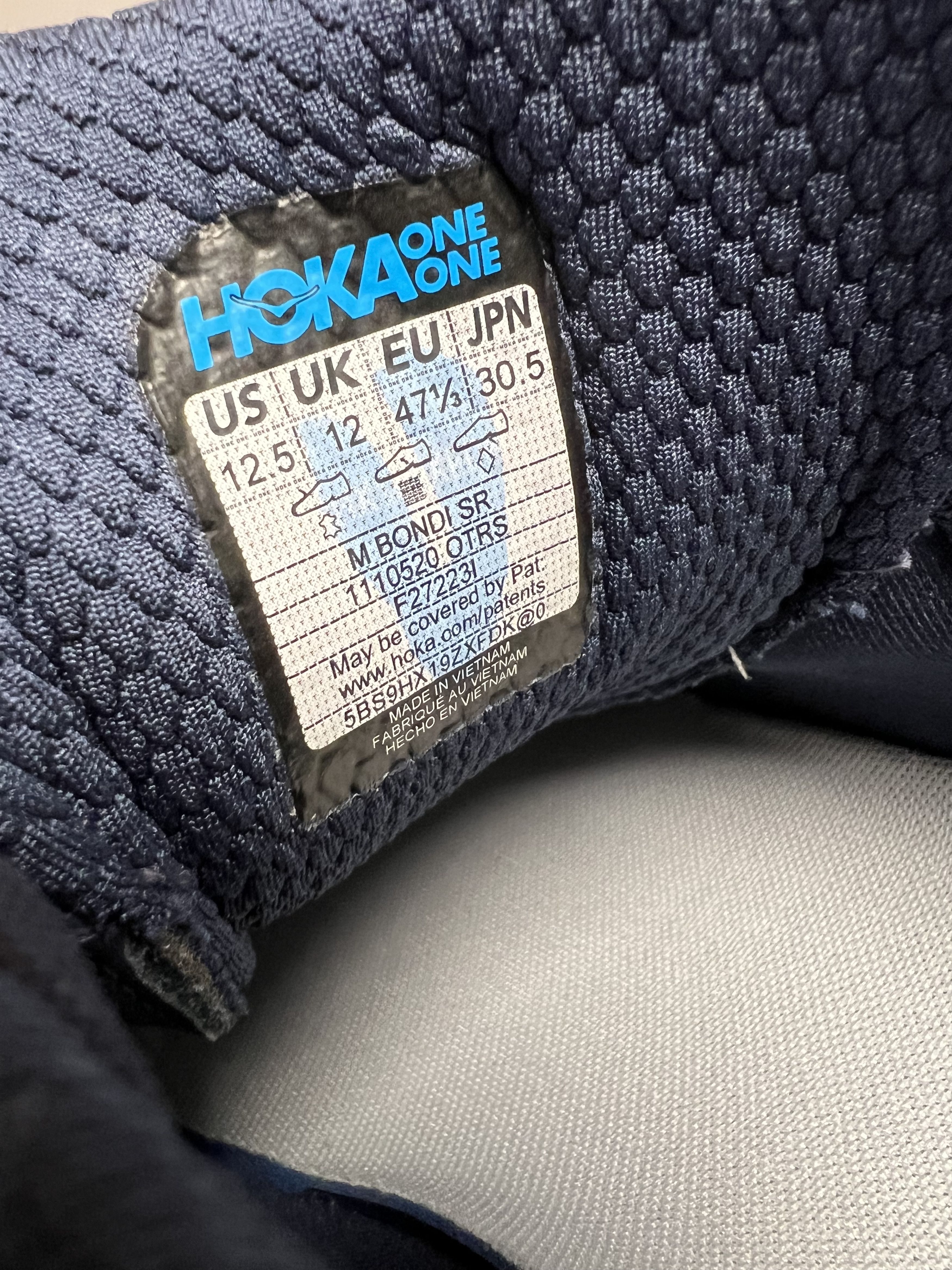 Hoka × Leather Hoka One One Bondi SR Running Shoes Walking Slip Resistant Size US 12.5 / EU 45-46 - 17 Thumbnail