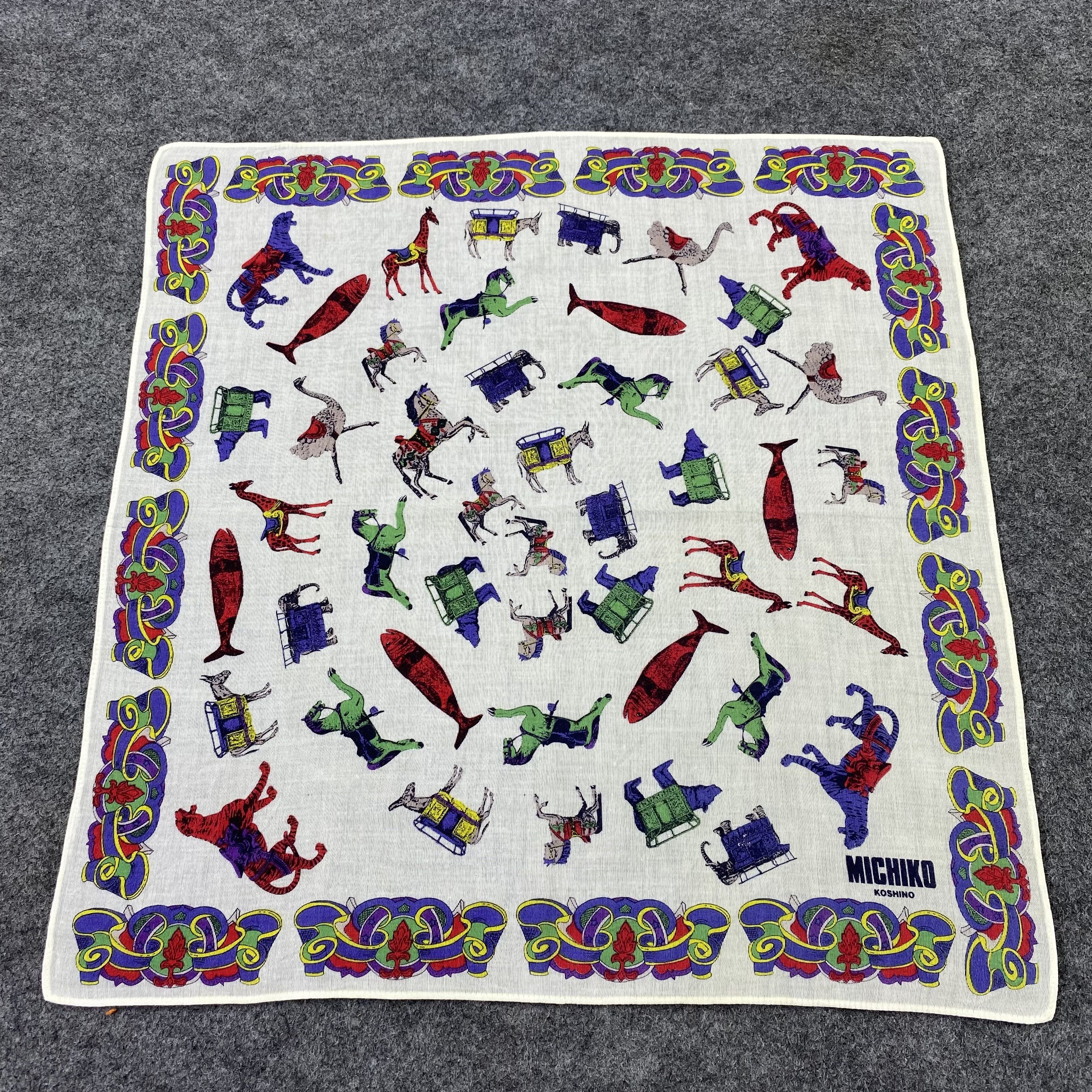 Michiko Koshino Michiko Koshino Handkerchief / Bandana / Neckerchief-B1304 Size ONE SIZE - 3 Thumbnail