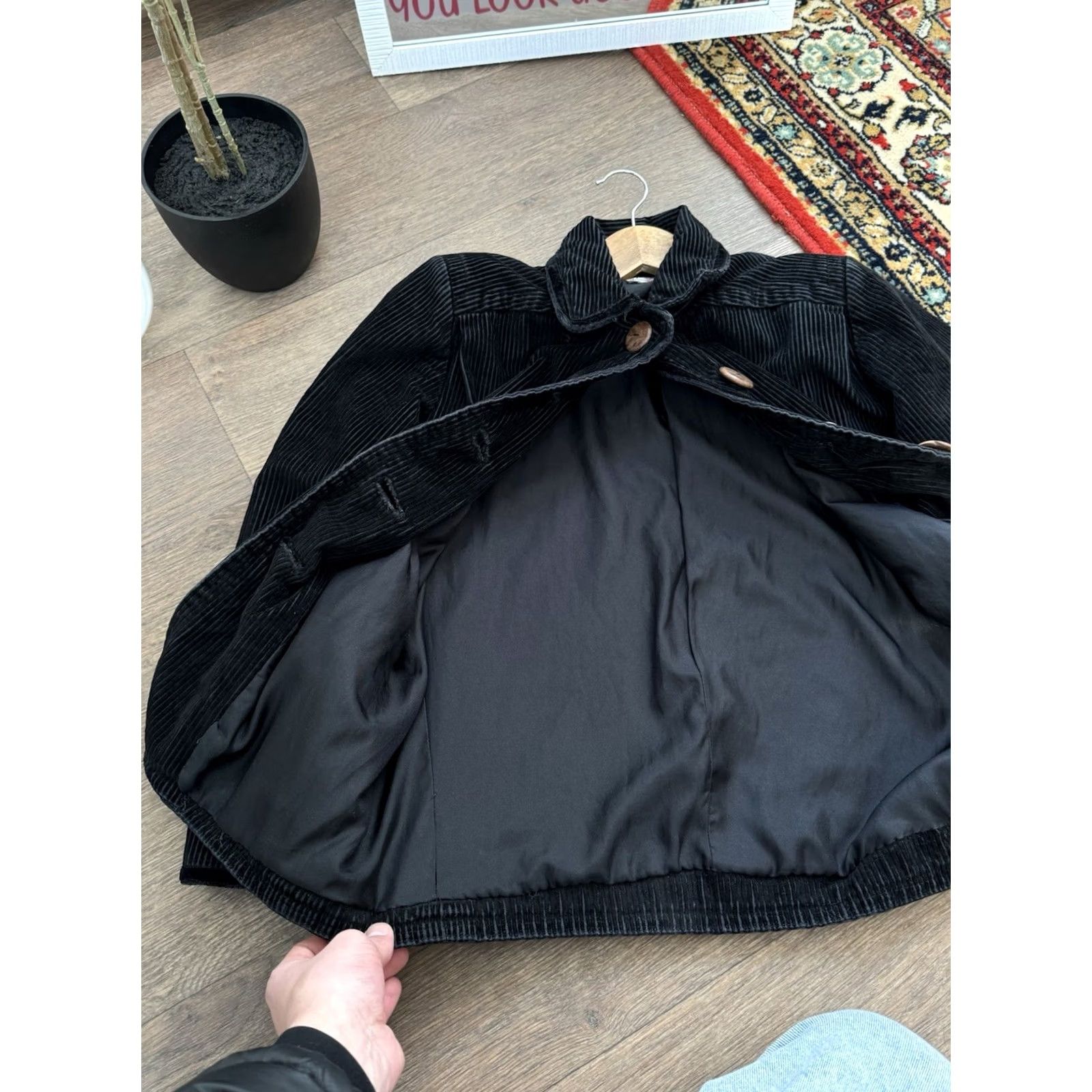 Yves Saint Laurent VINTAGE Saint Laurent Rive Gauche Women's Corduroy Blazer Jacket Button Up Sz 34 Size S / US 4 / IT 40 - 4 Thumbnail