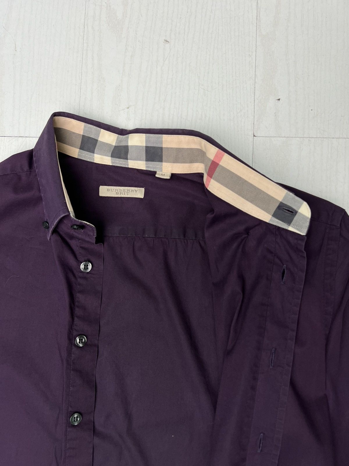 Burberry × Designer Burberry Nova Check Purple Size US M / EU 48-50 / 2 - 4 Thumbnail
