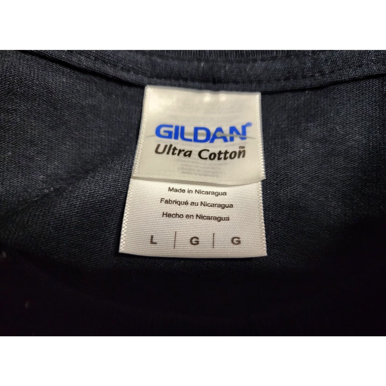 Gildan Mens L Fat Baggers FBI Iowa Motorcycle T Shirt Double Sided Black Cotton Gildan Men Crew Neck Short Sleeve T-Shirt Vintage: No Theme: Motorcycle Size US L / EU 52-54 / 3 - 5 Thumbnail