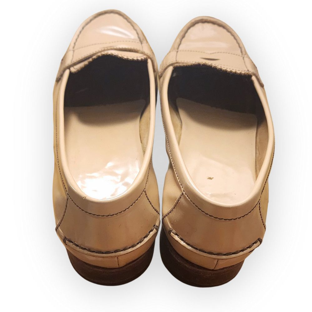 Prada Prada Beige Leather Loafers Size US 7.5 / IT 37.5 - 4 Thumbnail