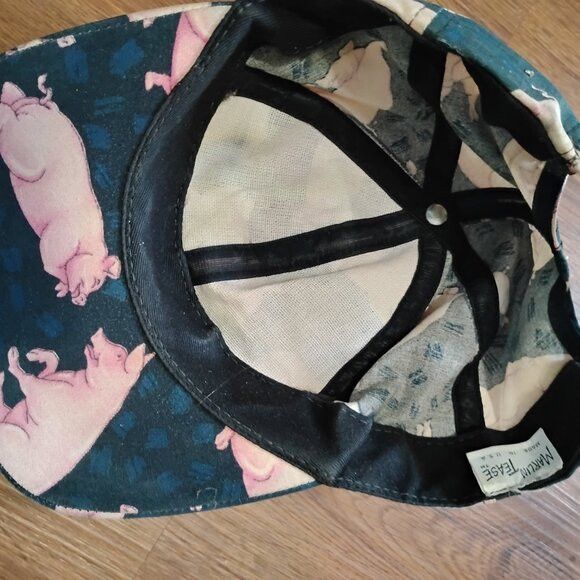 Other Vintage Marlin Tease Pigs Hogs AOP Snap Hat Cap Size ONE SIZE - 7 Thumbnail