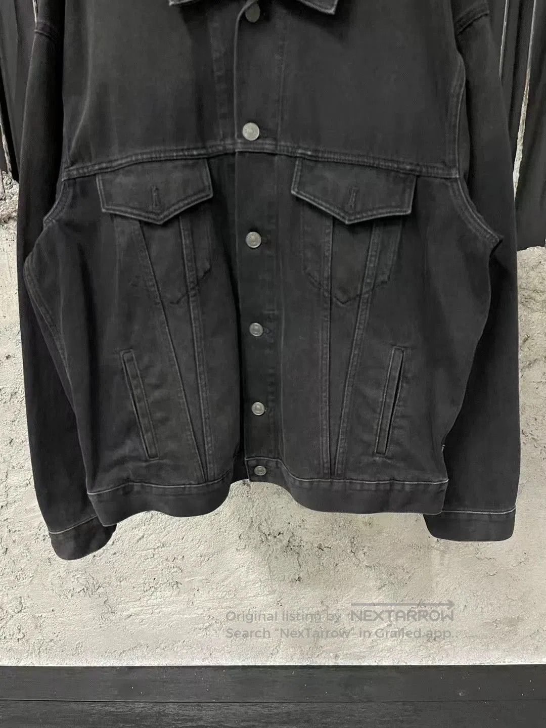 Balenciaga Balenciaga Logo Denim Jacket. Size US S / EU 44-46 / 1 - 4 Thumbnail