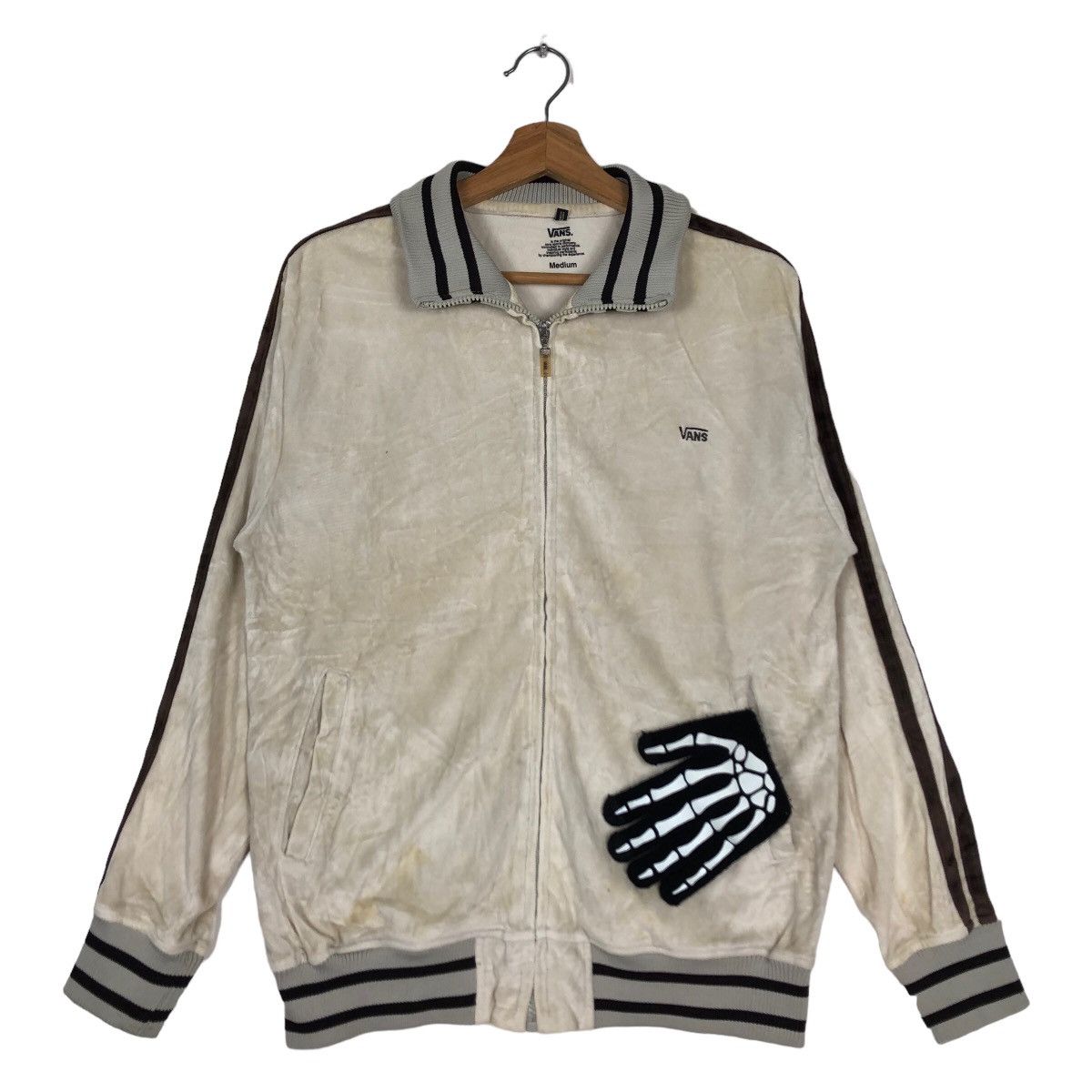 Japanese Brand 🔥Vintage Zipper Jacket Vans Skate Size US M / EU 48-50 / 2 - 2 Thumbnail