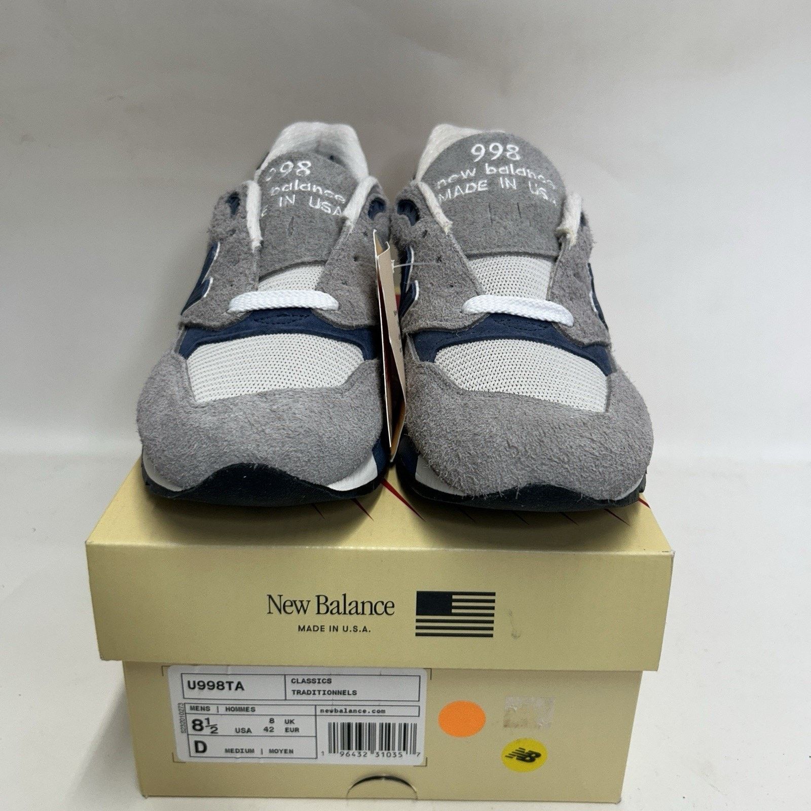 New Balance New Balance 998 Made In USA “Grey Day” U998TA Size US 8.5 / EU 41-42 - 2 Thumbnail